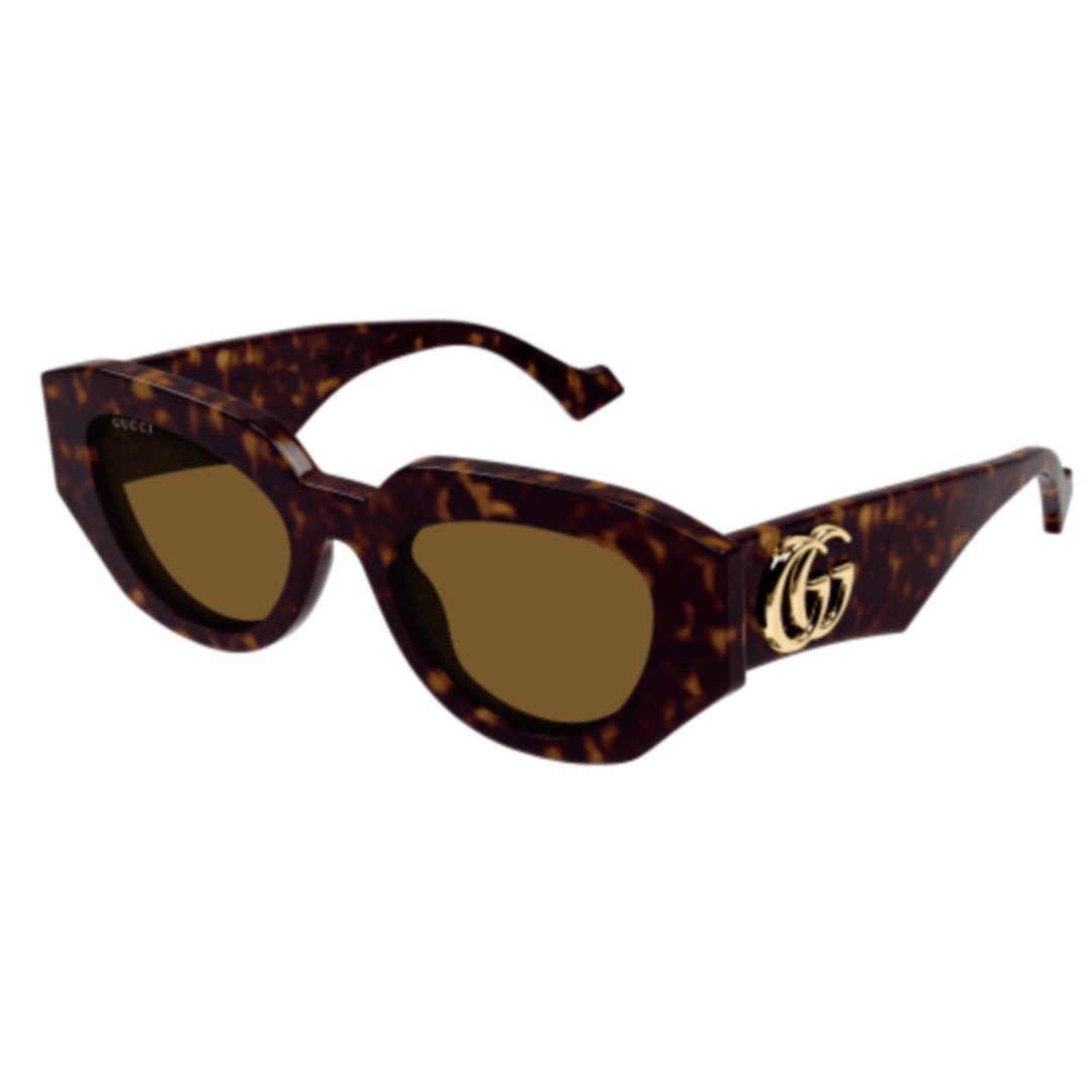 Gucci Gg1421s-002havana-havana-brown In Brown