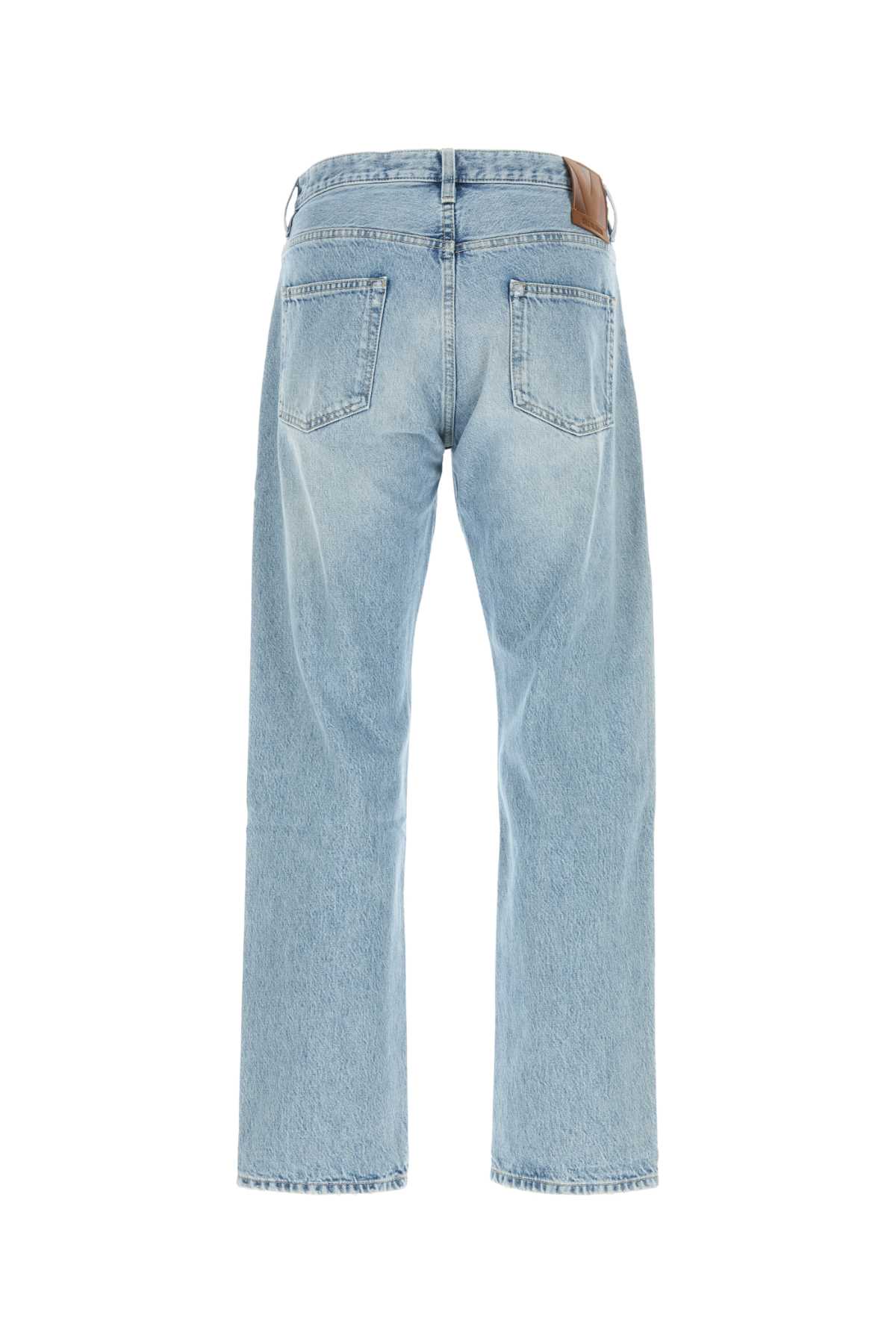 Shop Valentino Denim Jeans In Denimblulavchiaro