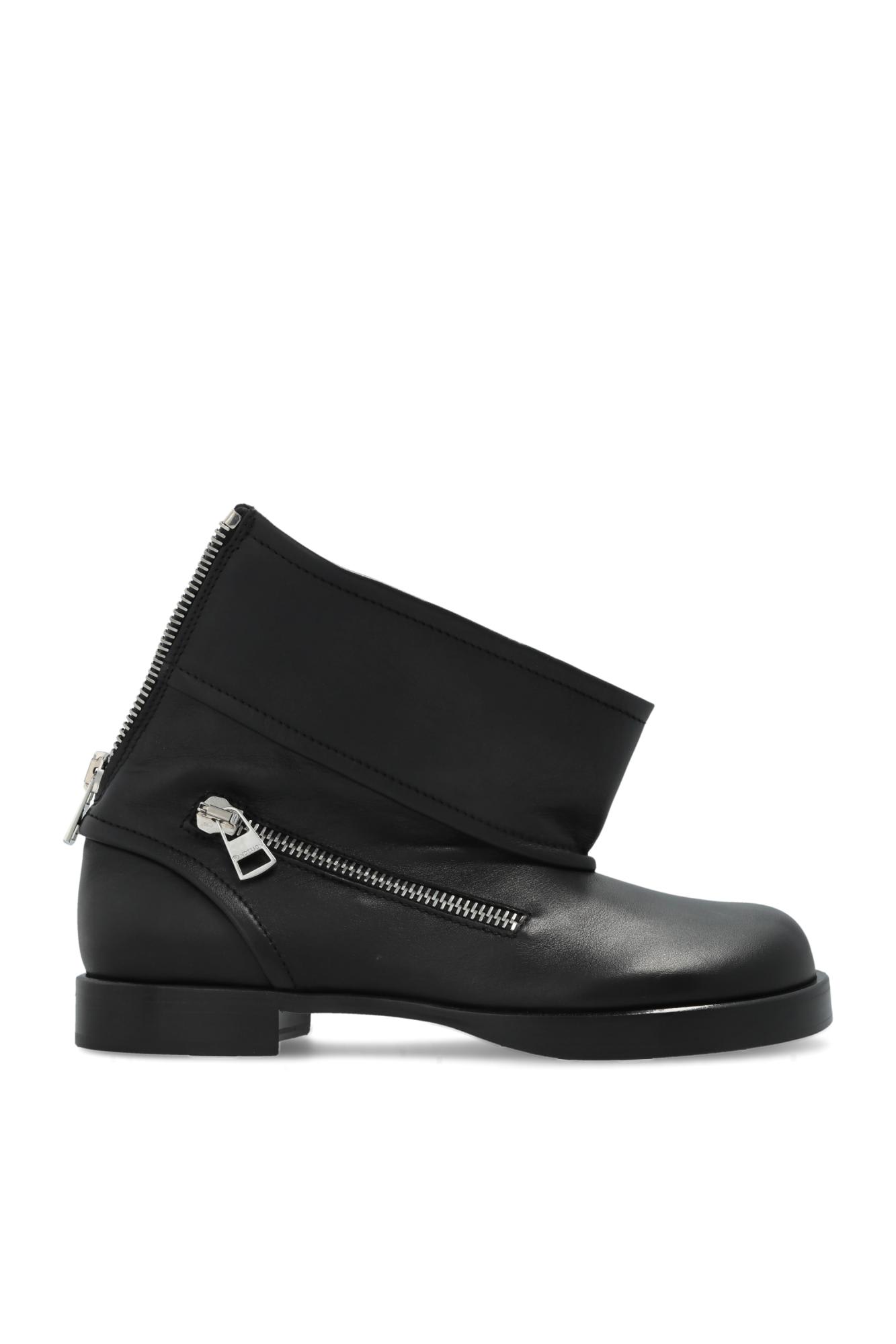 JW ANDERSON JW ANDERSON LEATHER ANKLE BOOTS