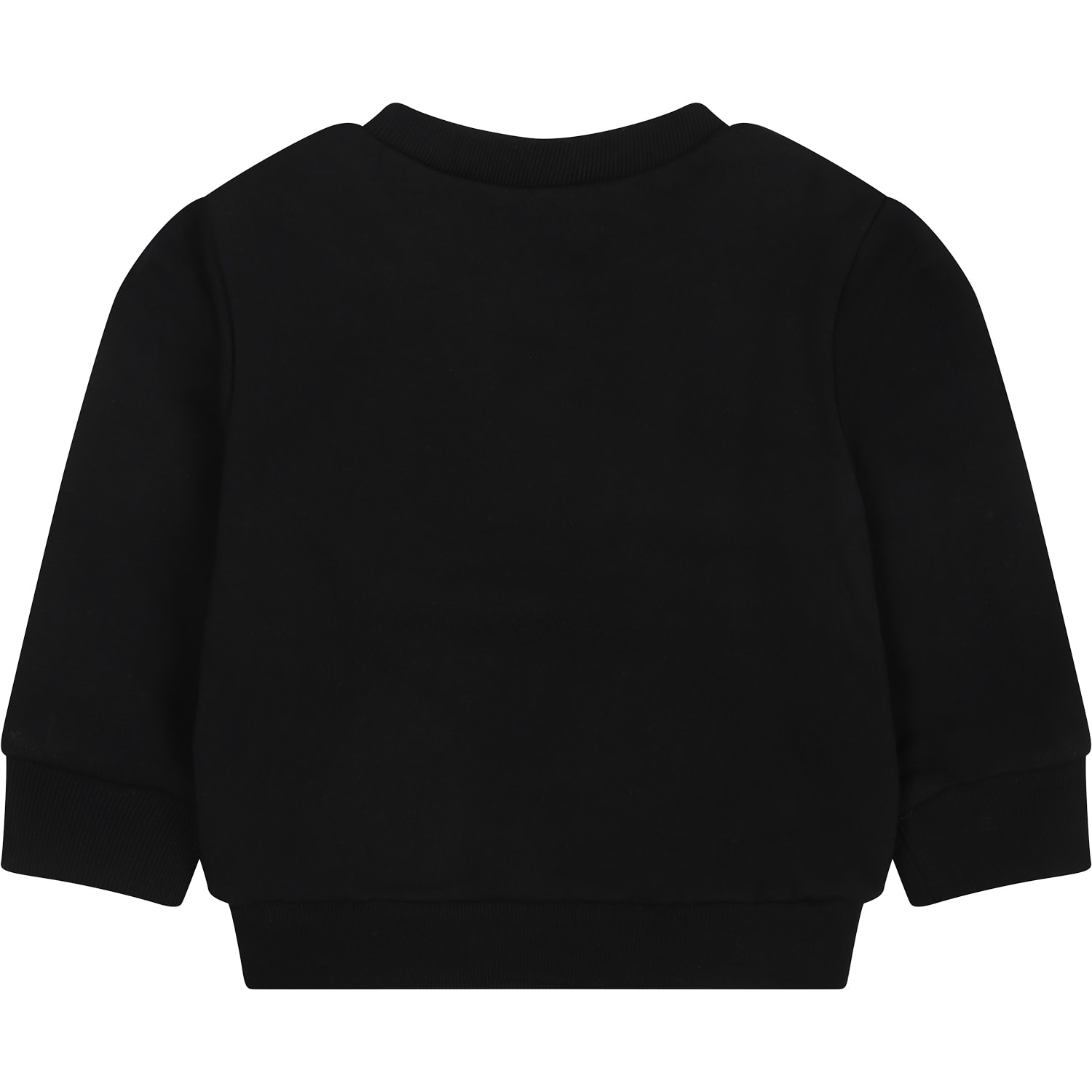 Shop Dsquared2 Black Sweatshirt For Baby Boy With Logo