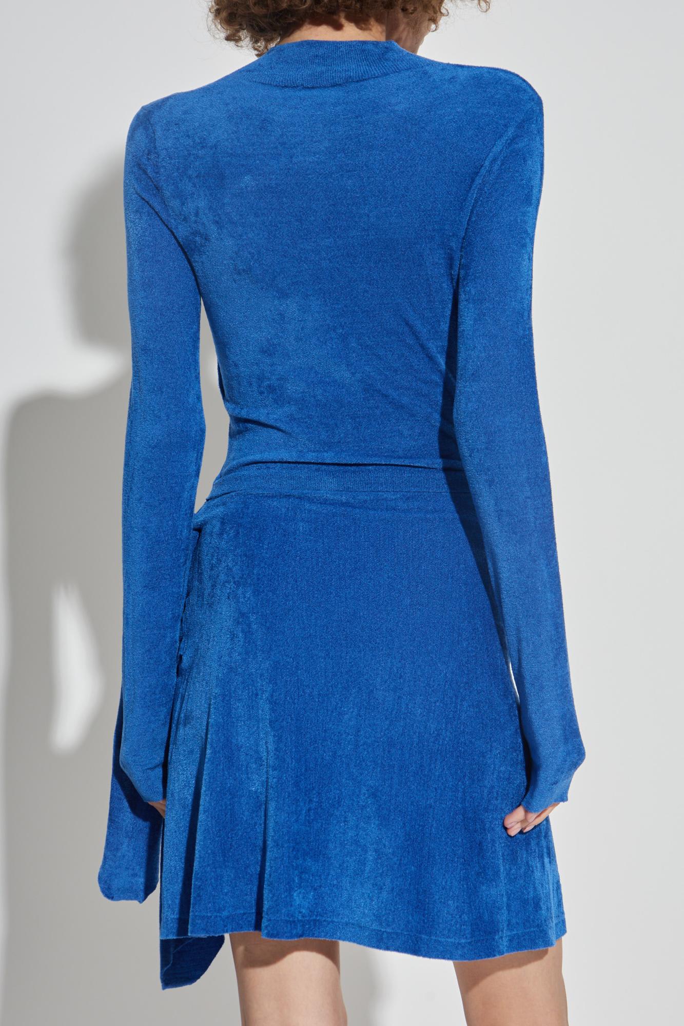 Diesel Women M-cenil Mini Dress In Blue