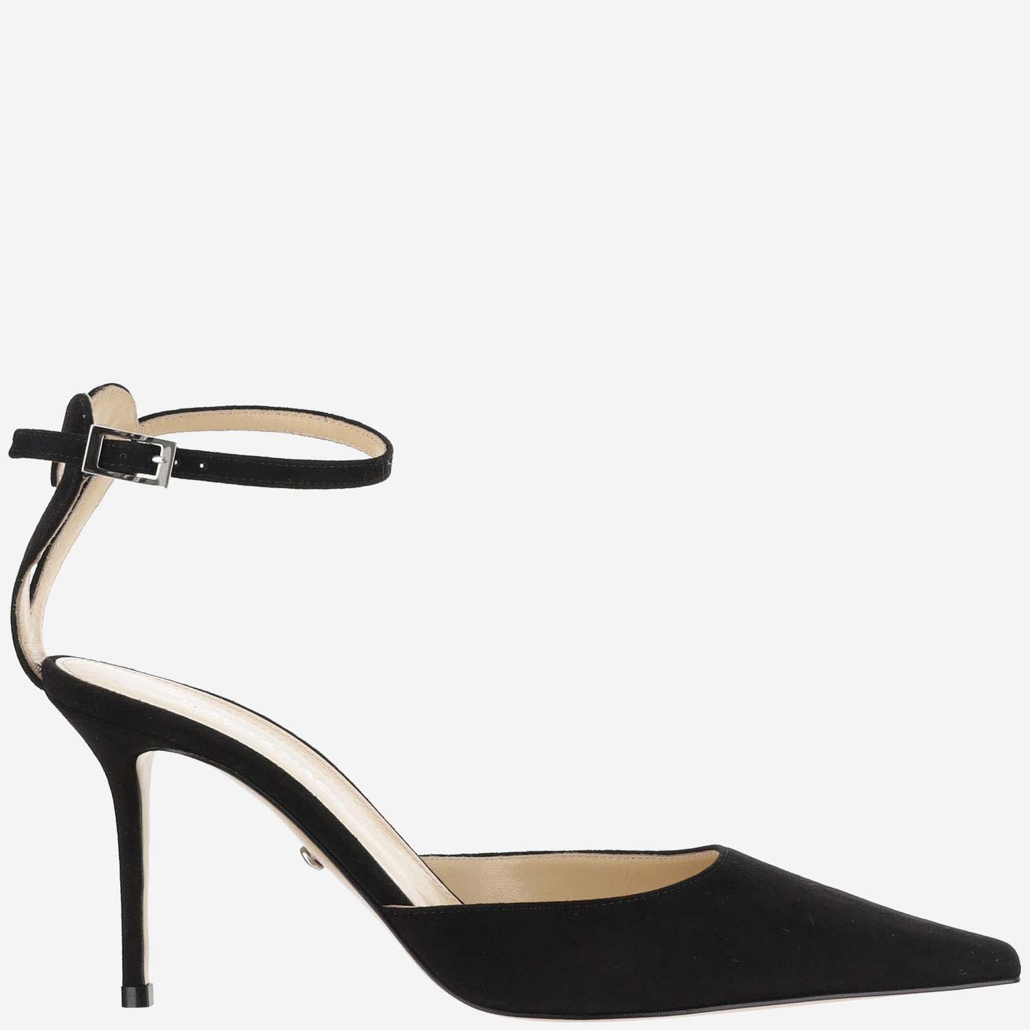 Shop Mach &amp; Mach Black Suede Heel