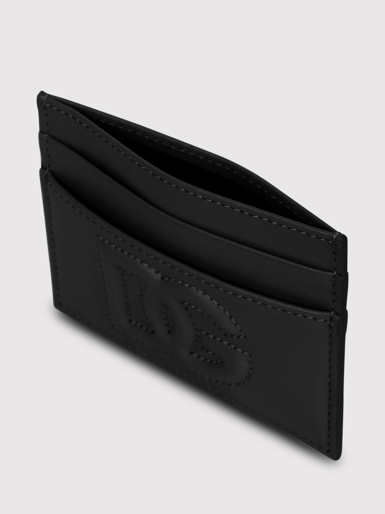 Shop Dolce & Gabbana Smooth Calfskin Card Holder