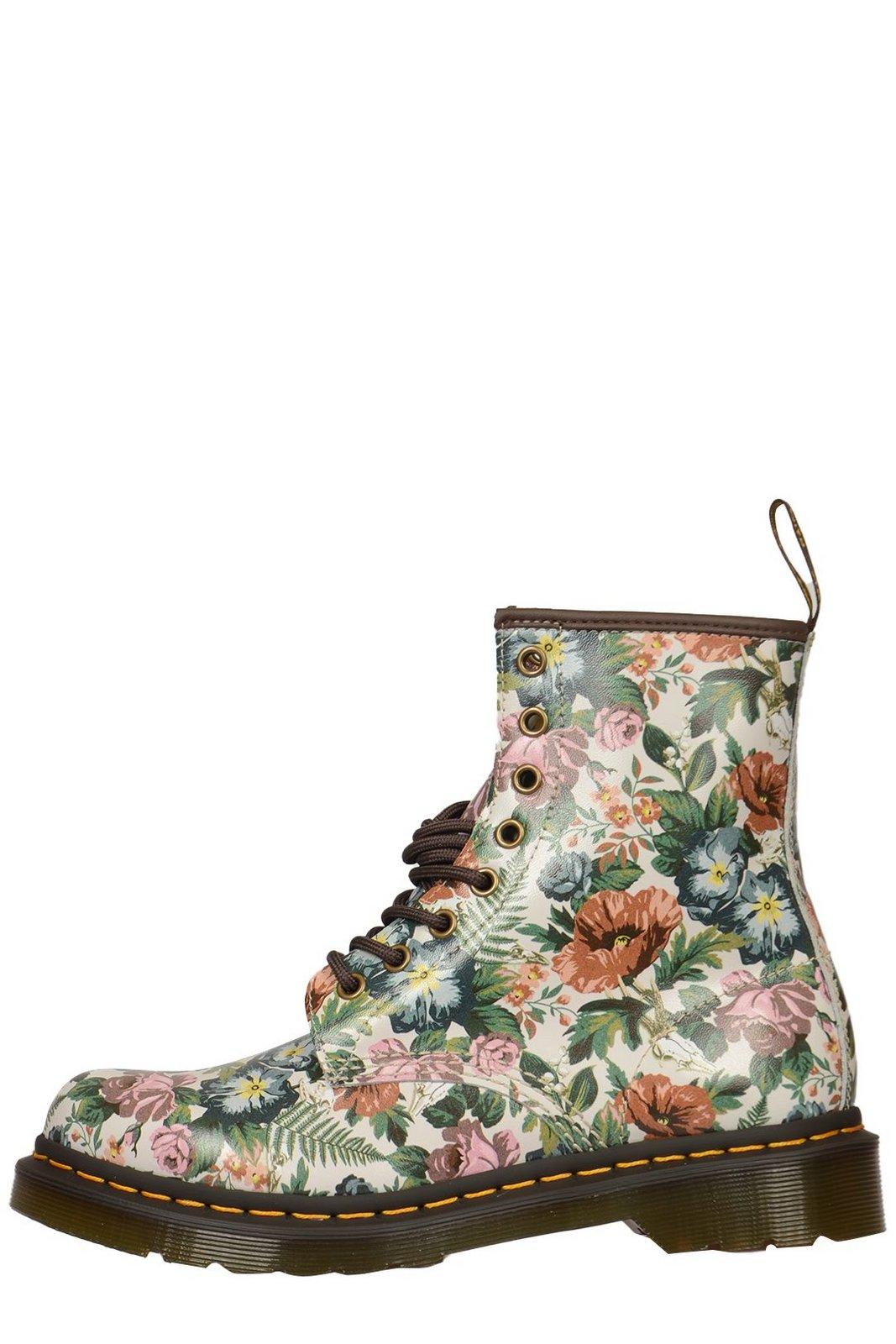 Shop Dr. Martens' 1460 All-over Printed Lace-up Boots In Multicolour