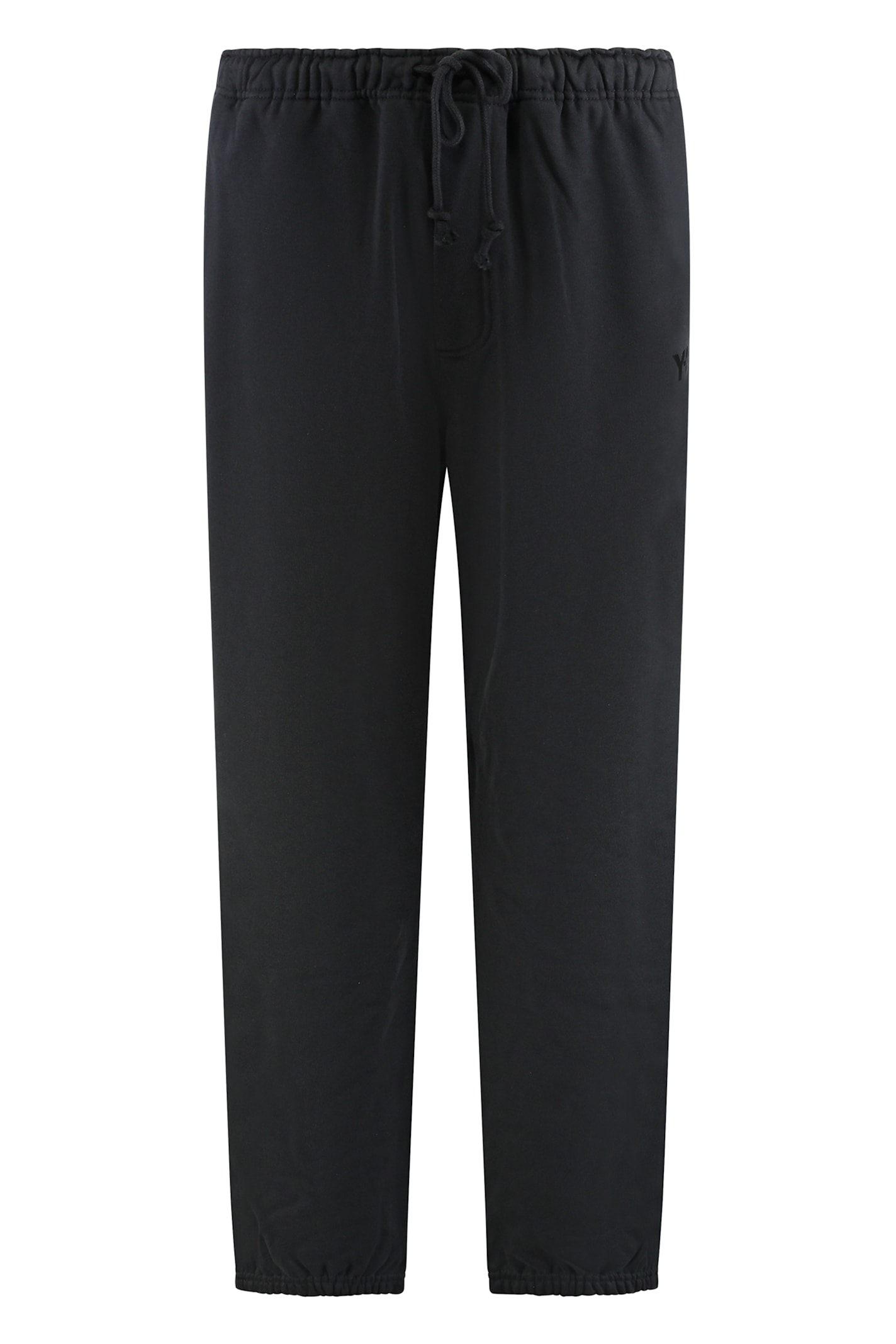 Y-3 Adidas Cotton Track-pants In Black