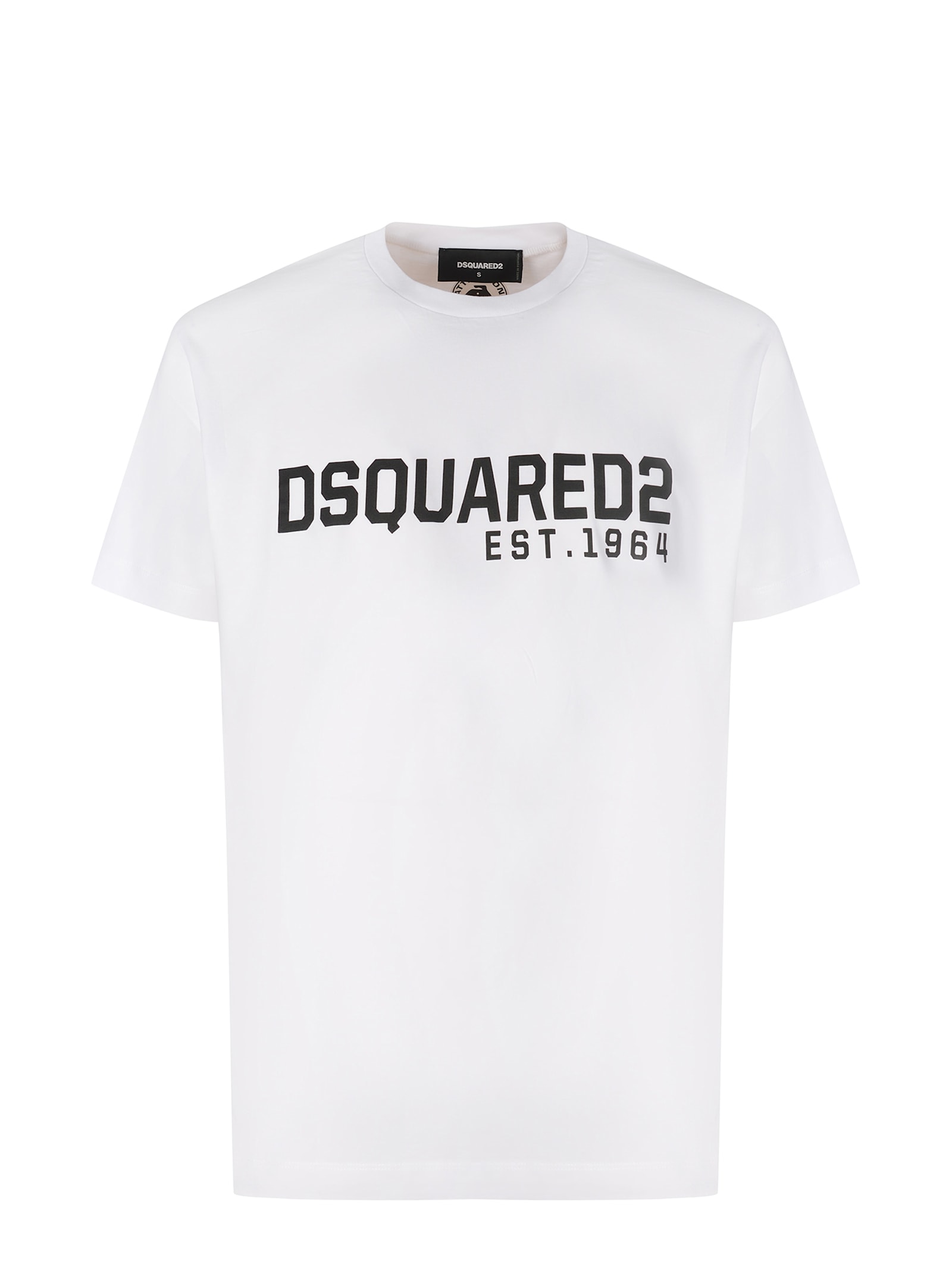 Shop Dsquared2 T-shirt  Made Of Cotton In White