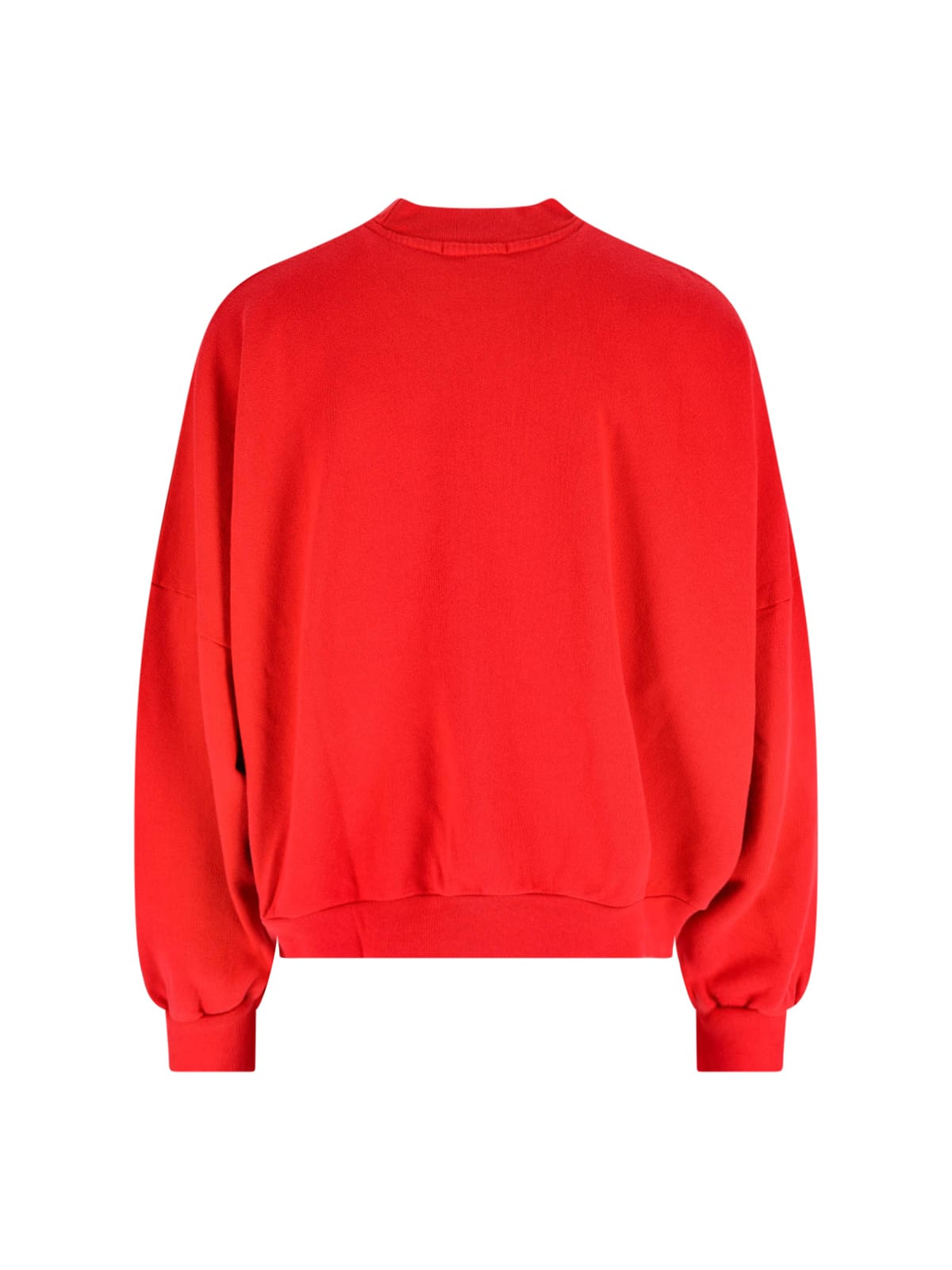 Willy Chavarria Diablo Hooligan Crew Neck Sweatshirt In Red