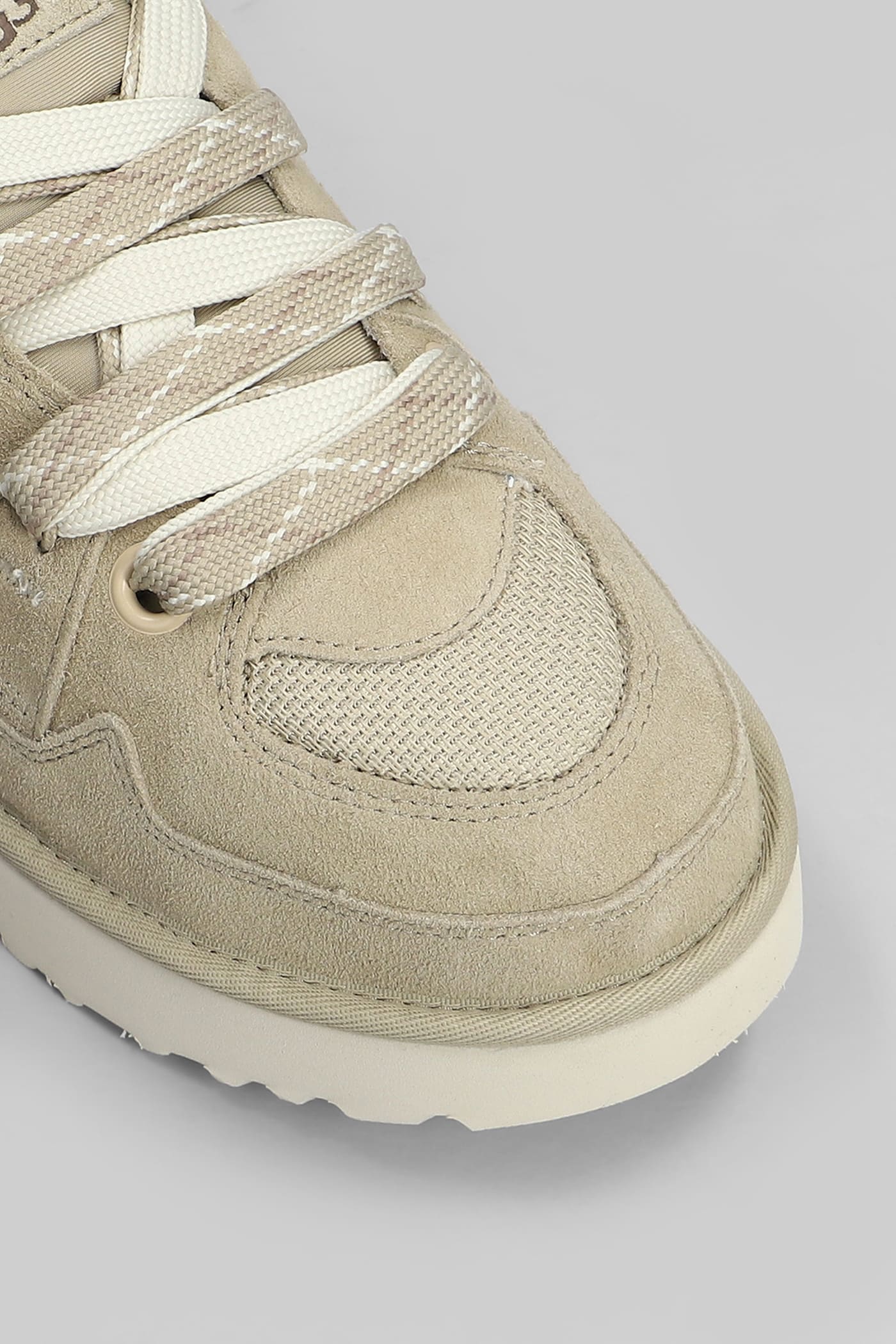 Ugg M Lo Lowmel Sole Sneakers In Soft Suede In Brown