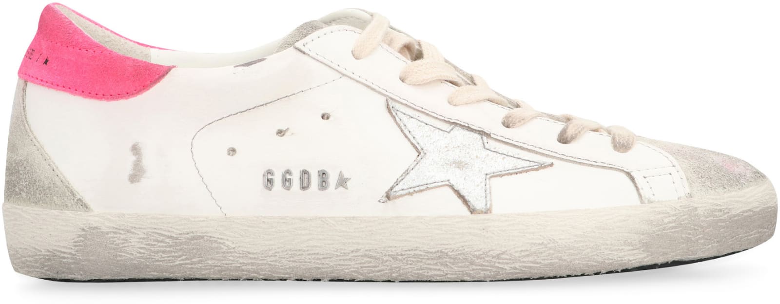 Shop Golden Goose Super-star Leather Low-top Sneakers In White