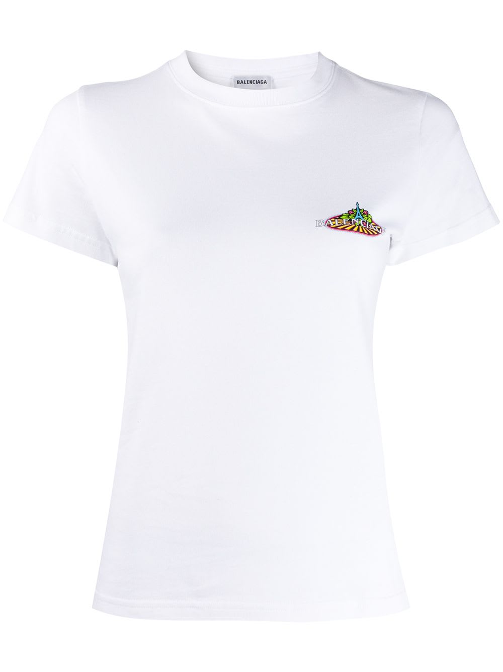 Balenciaga Short Sleeve T-shirts In White