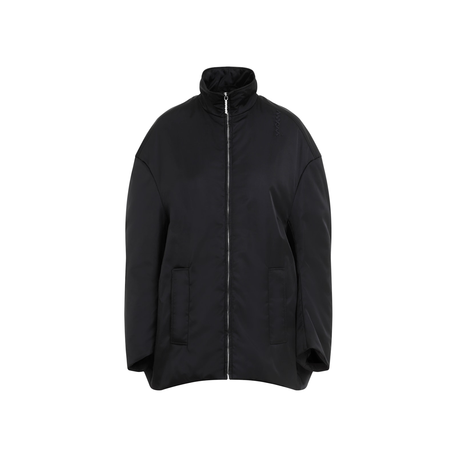 Shop Marni Polyamide Jacket In Black