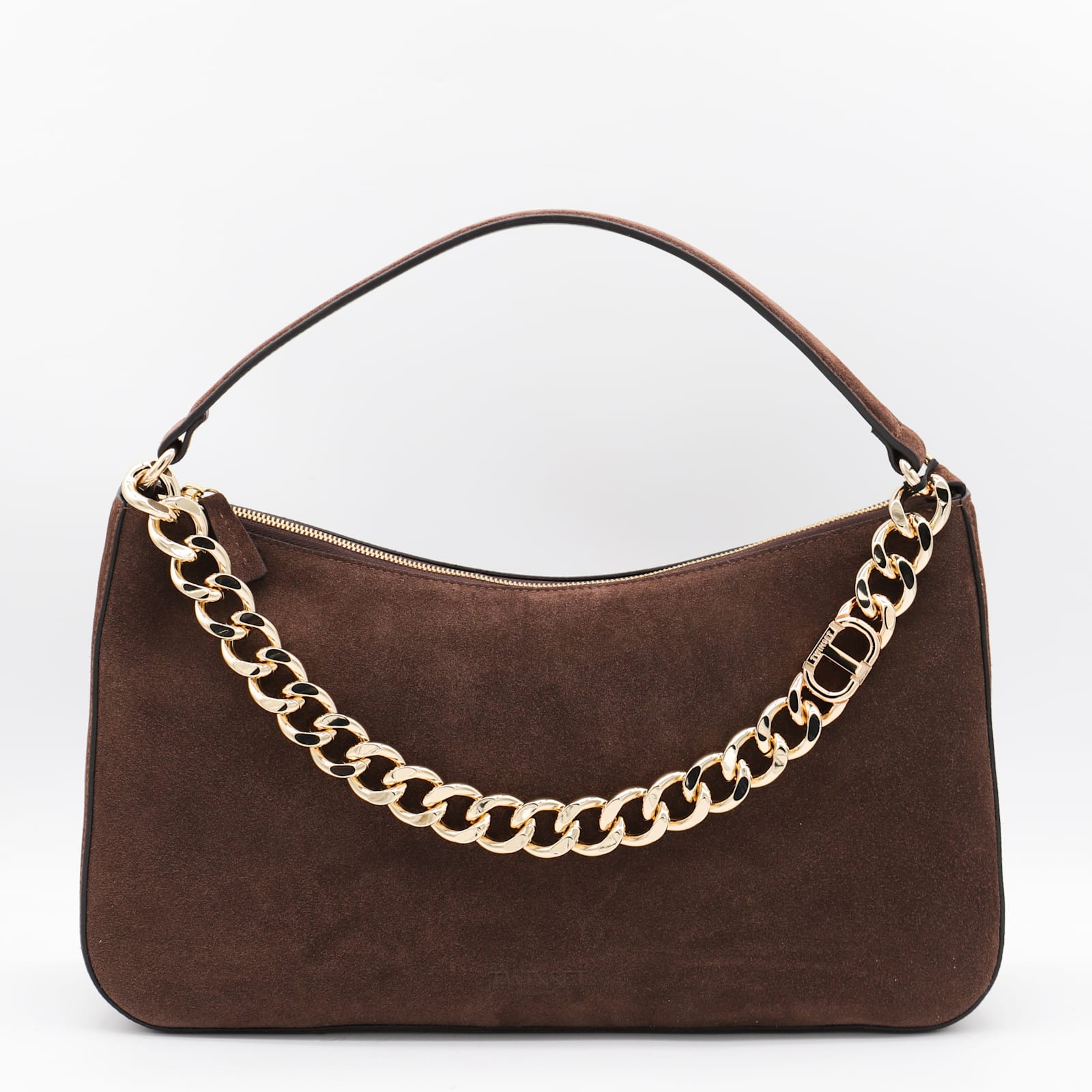 Dark Brown Leather Liliane Shoulder Bag