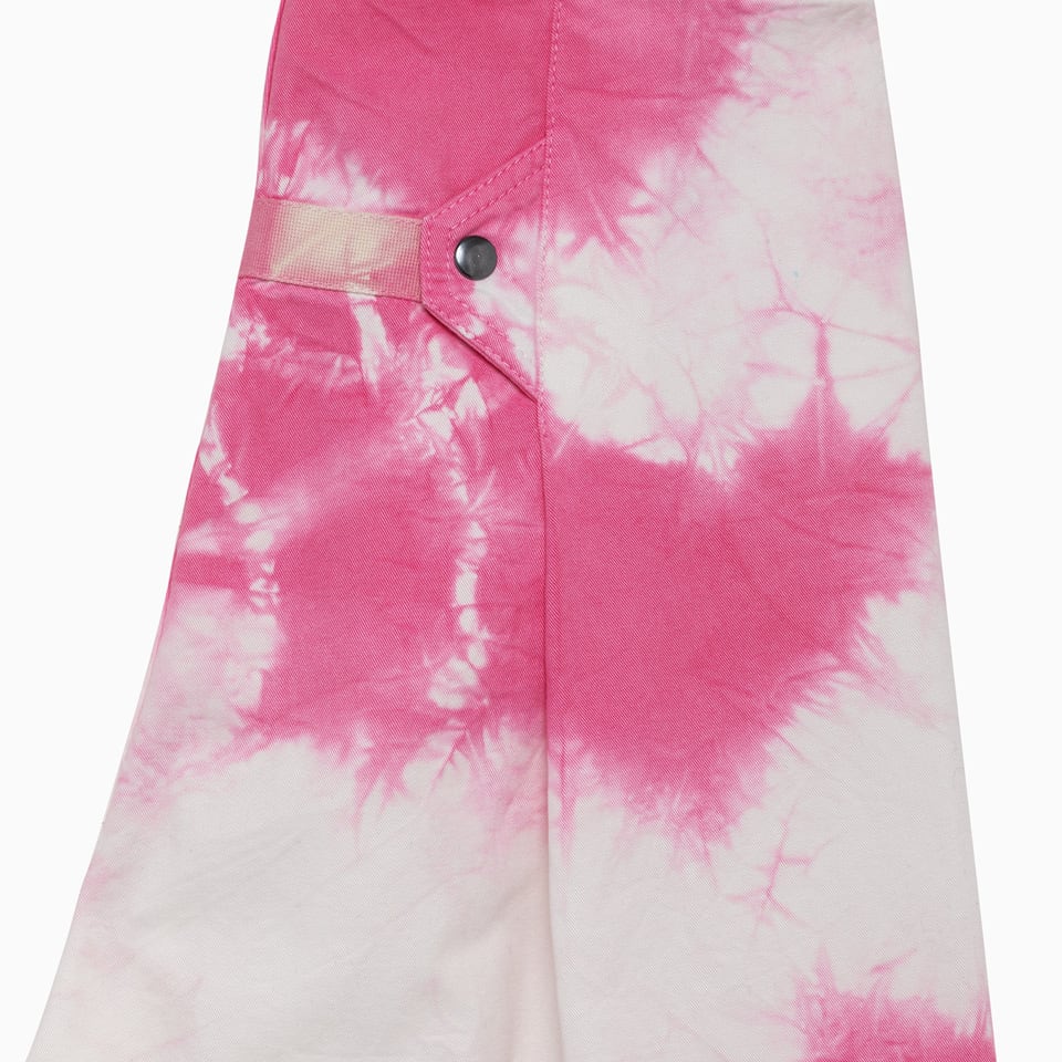 Shop Darkpark Daisy Military Pants In Pink White