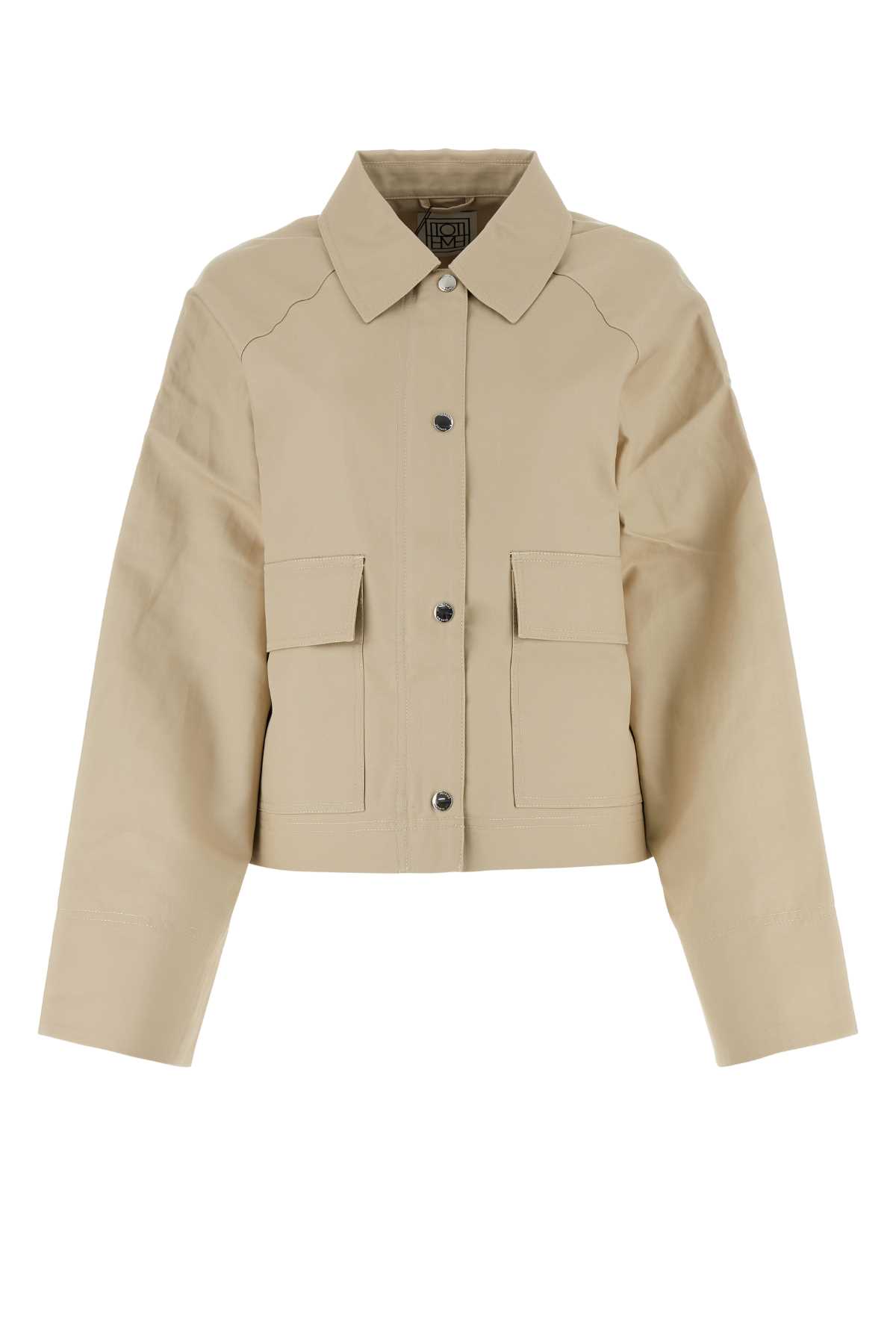 Totême Beige Cotton Jacket