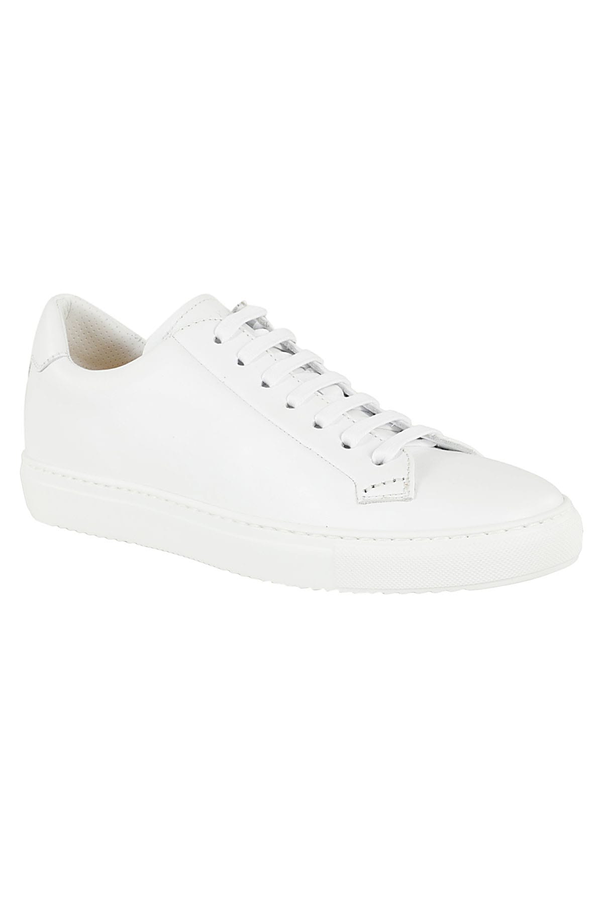 Shop Doucal's Sneaker In Chiffon Bianco