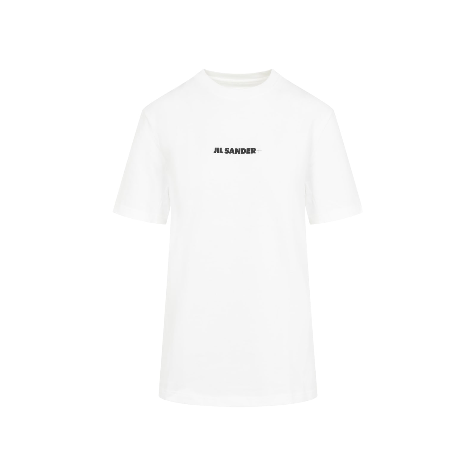 Shop Jil Sander Cotton T-shirt In Porcelain