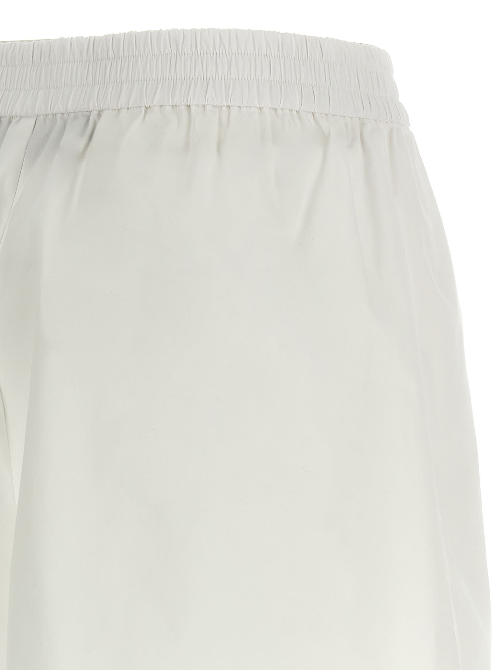 Rotate Birger Christensen Elasticated Shorts In White