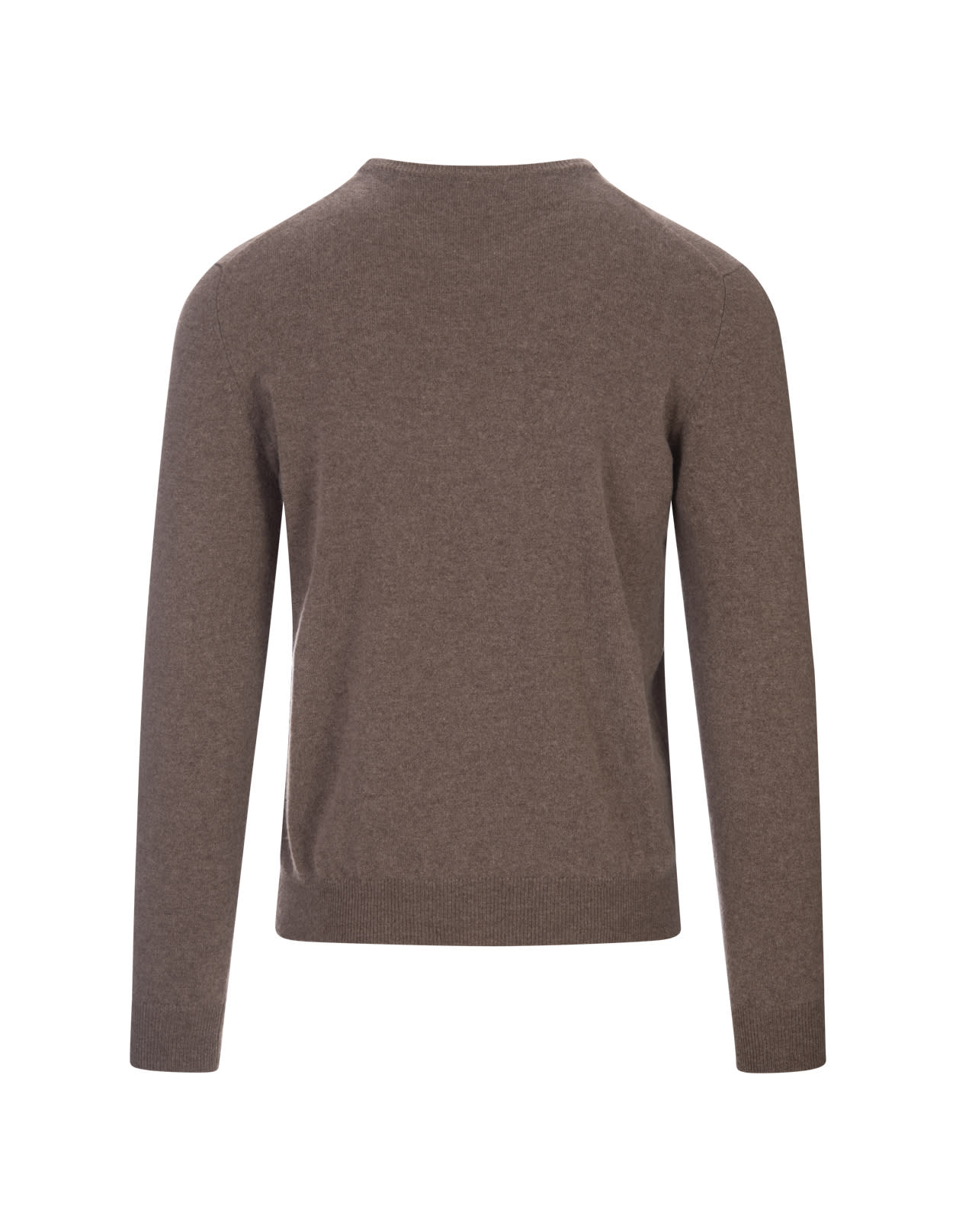 Shop Fedeli Brown Baby Cashmere Sweater