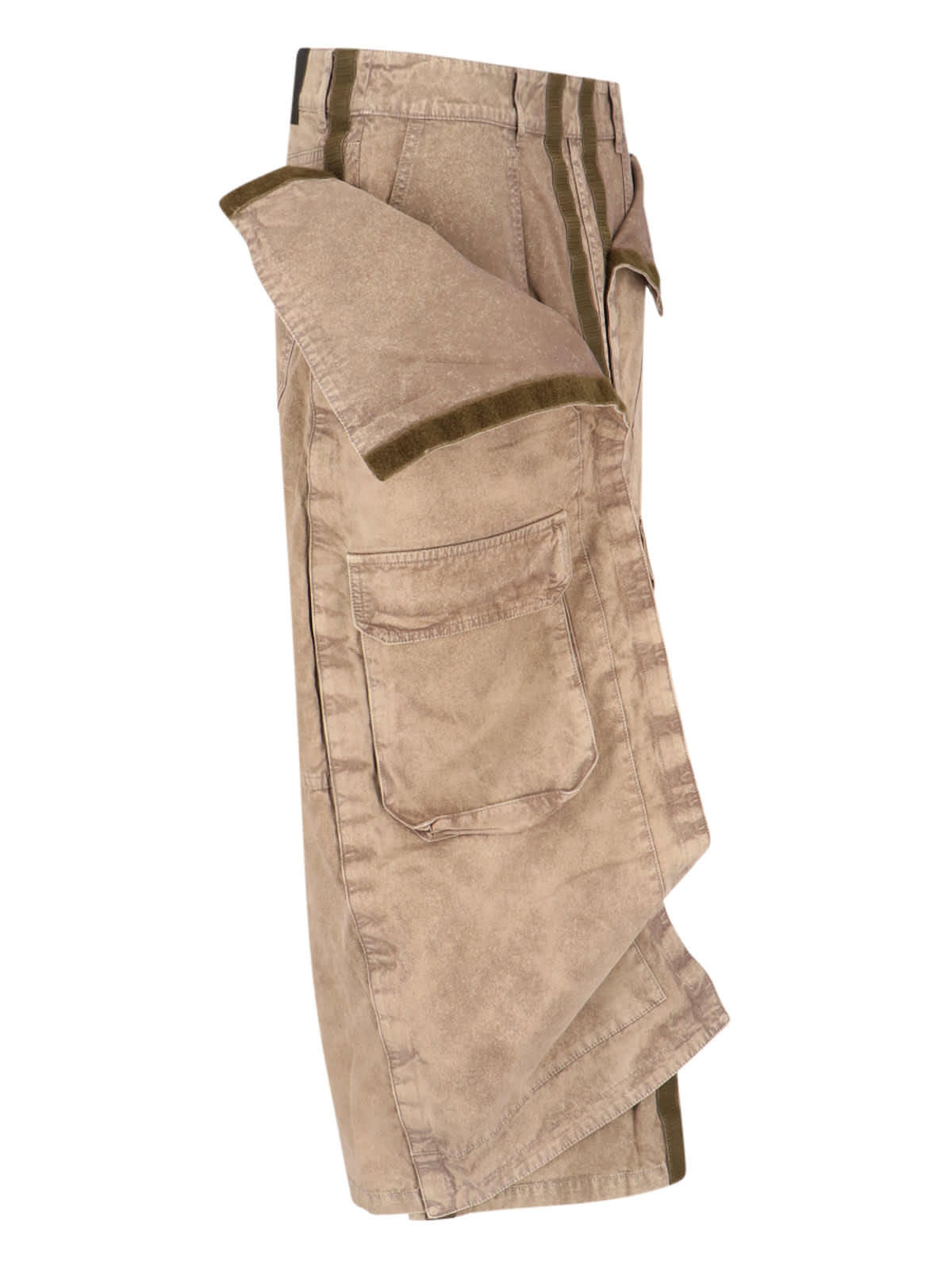 Shop Y/project Maxi Cargo Skirt In Brown