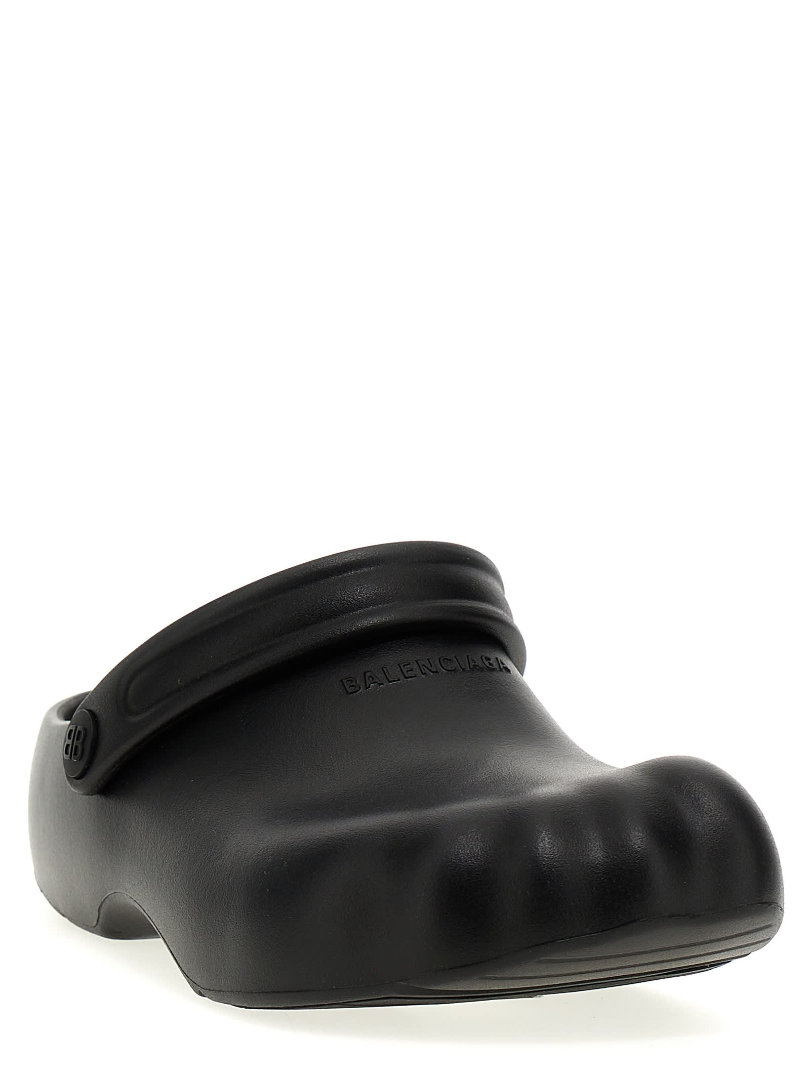 Shop Balenciaga Sunday Molded Mules In Black