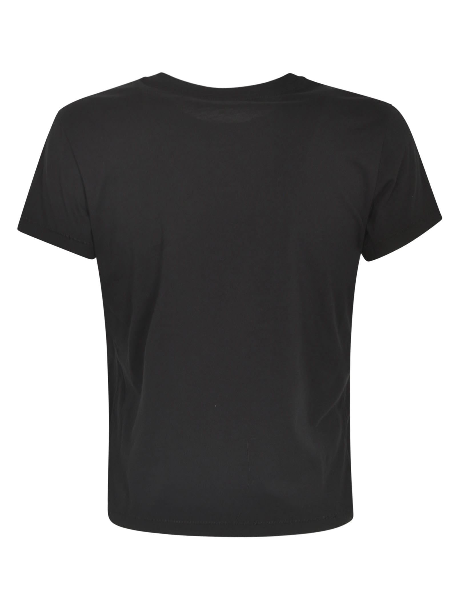 Shop Frame Round Neck T-shirt In Black