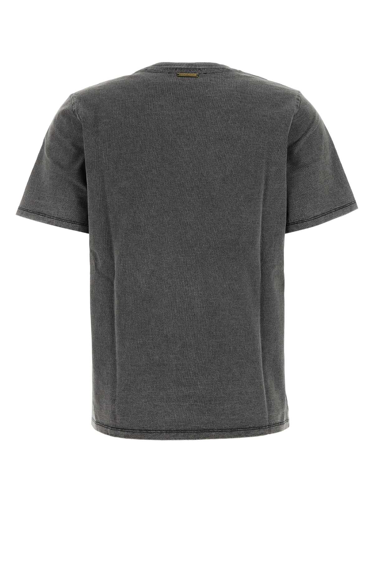 Michael Kors Black Cotton T-shirt In Blackwsh