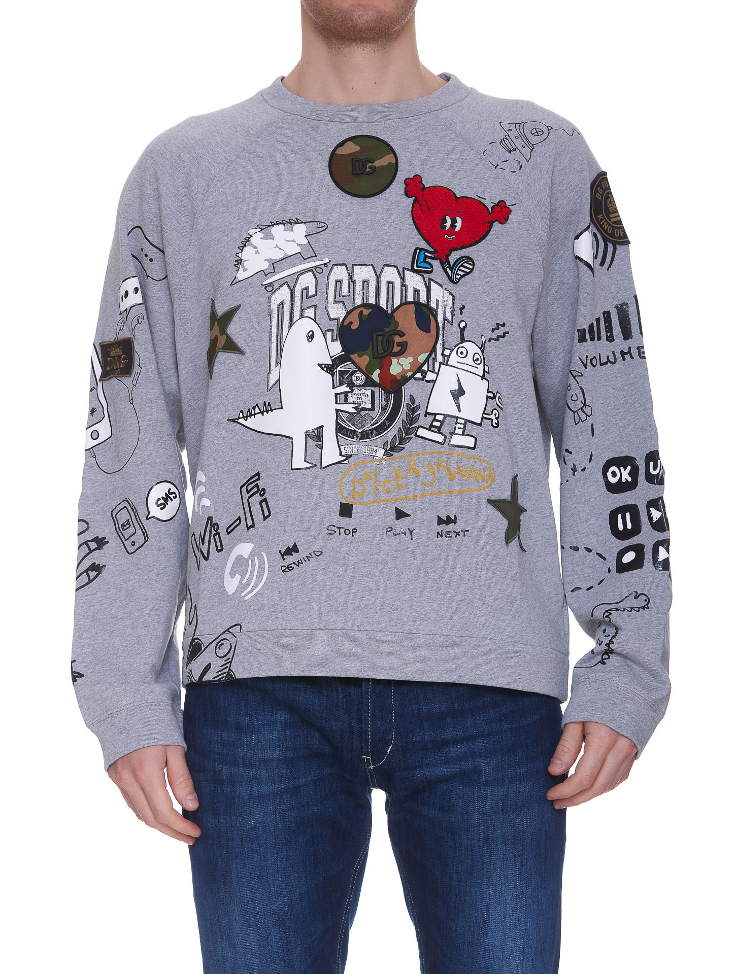 Dolce & Gabbana Sweater With Patch