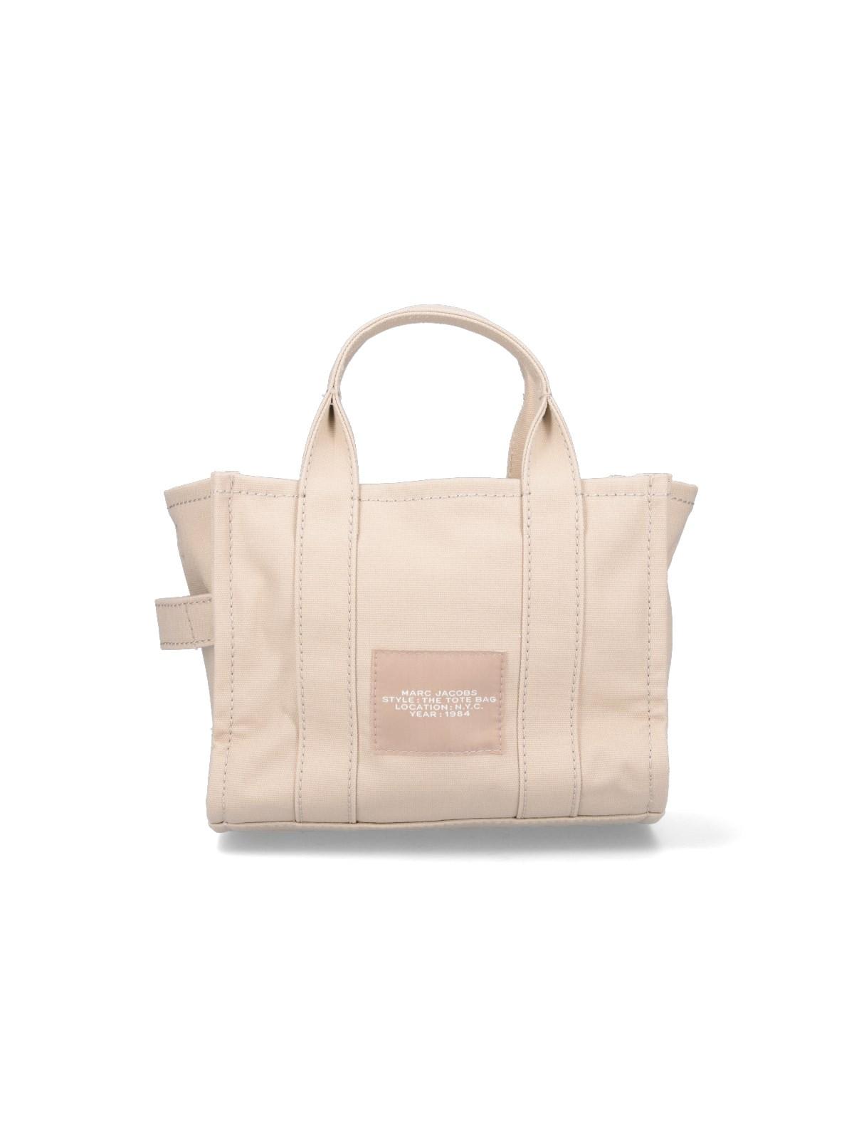 Shop Marc Jacobs The Mini Tote Bag In Beige