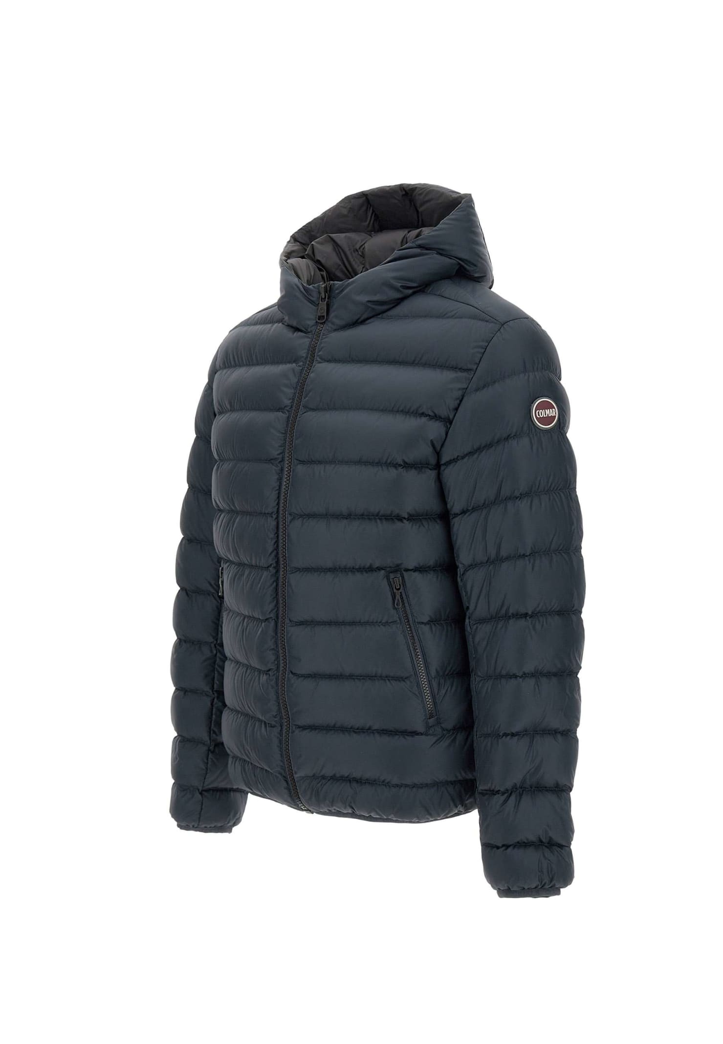 Shop Colmar Econcrete Down Jacket In Blue