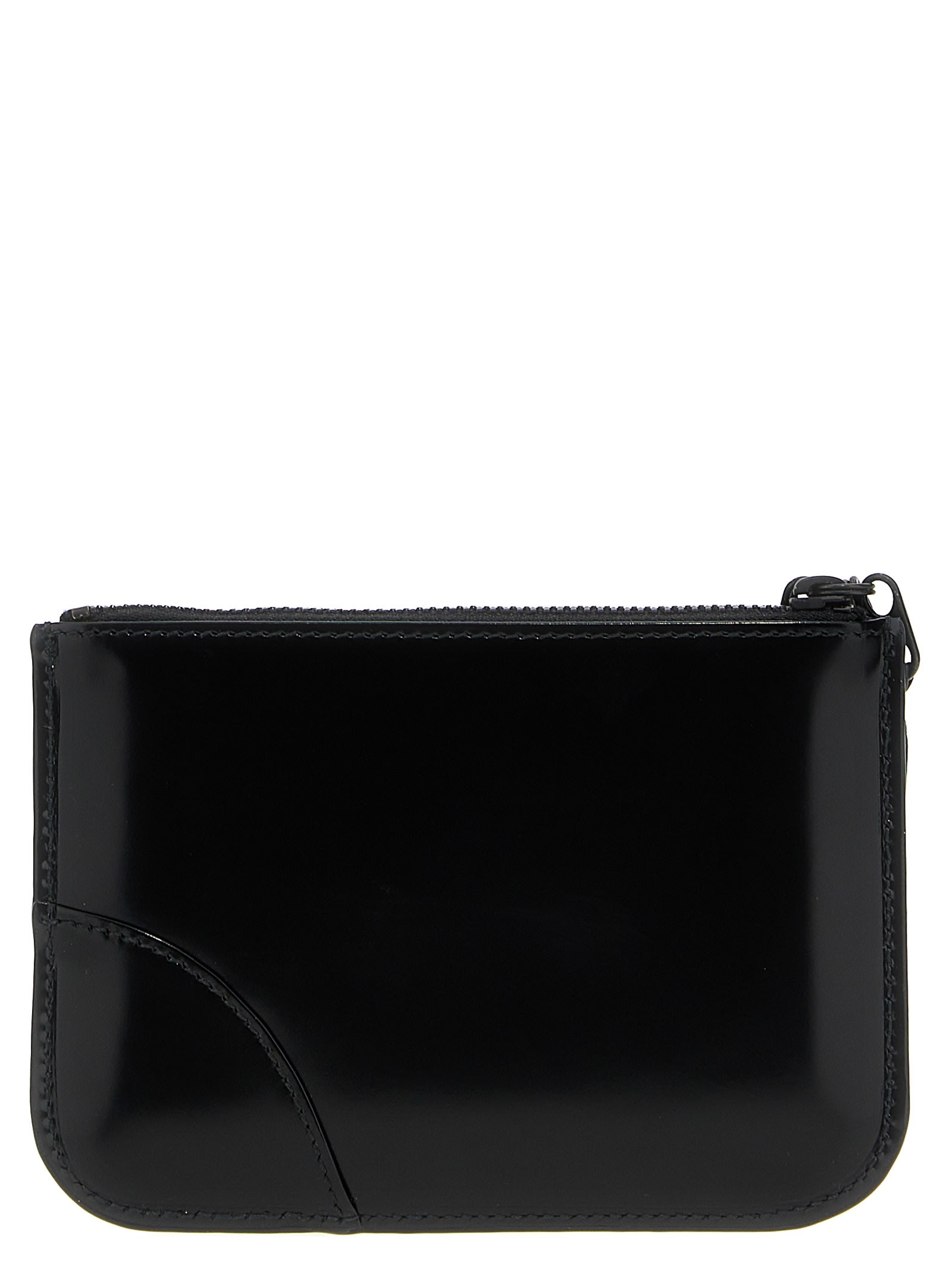 Shop Comme Des Garçons Zipper Medley Wallet In Black