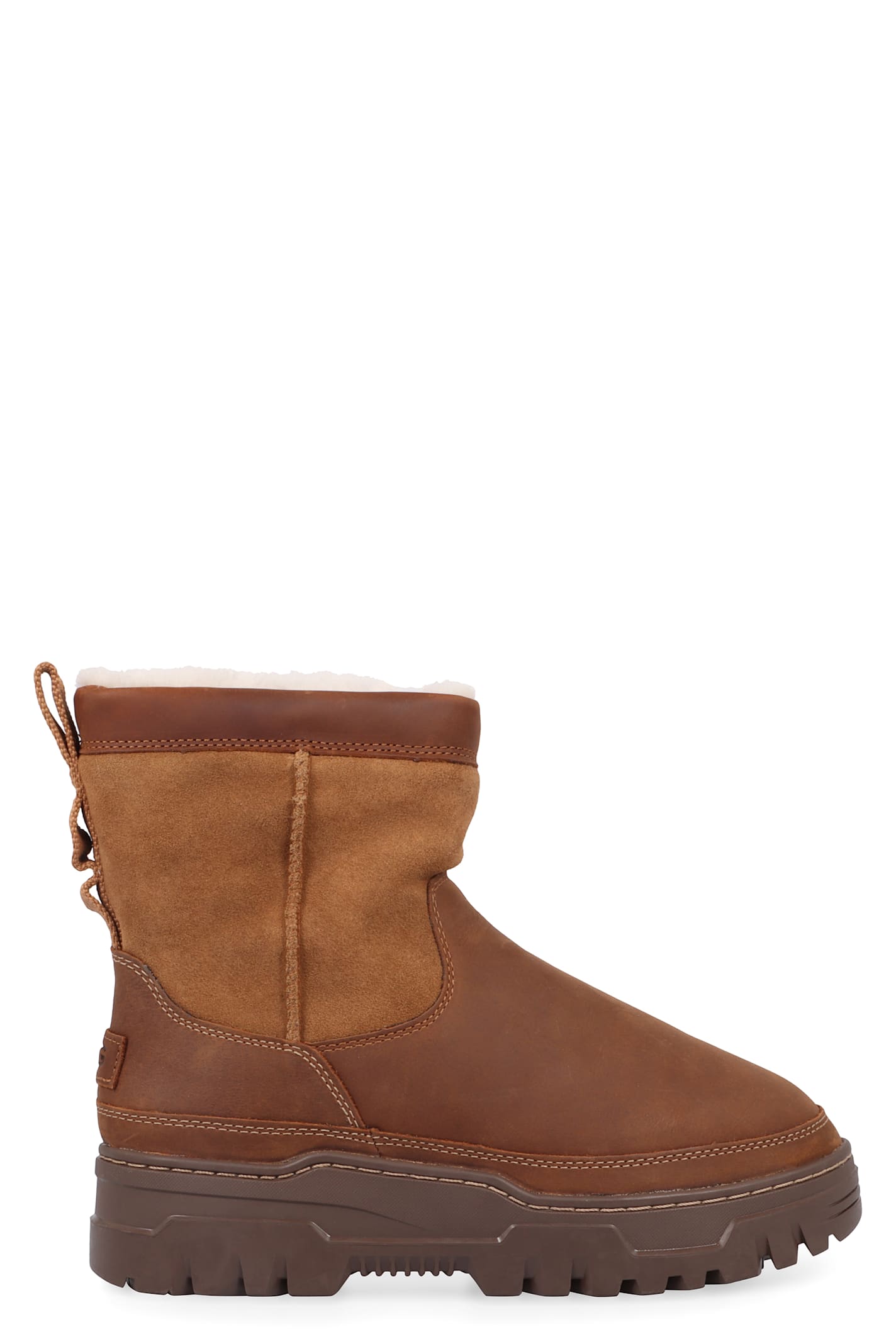 Shop Ugg Heritage Pull-on Trailgaze Boots In Beige