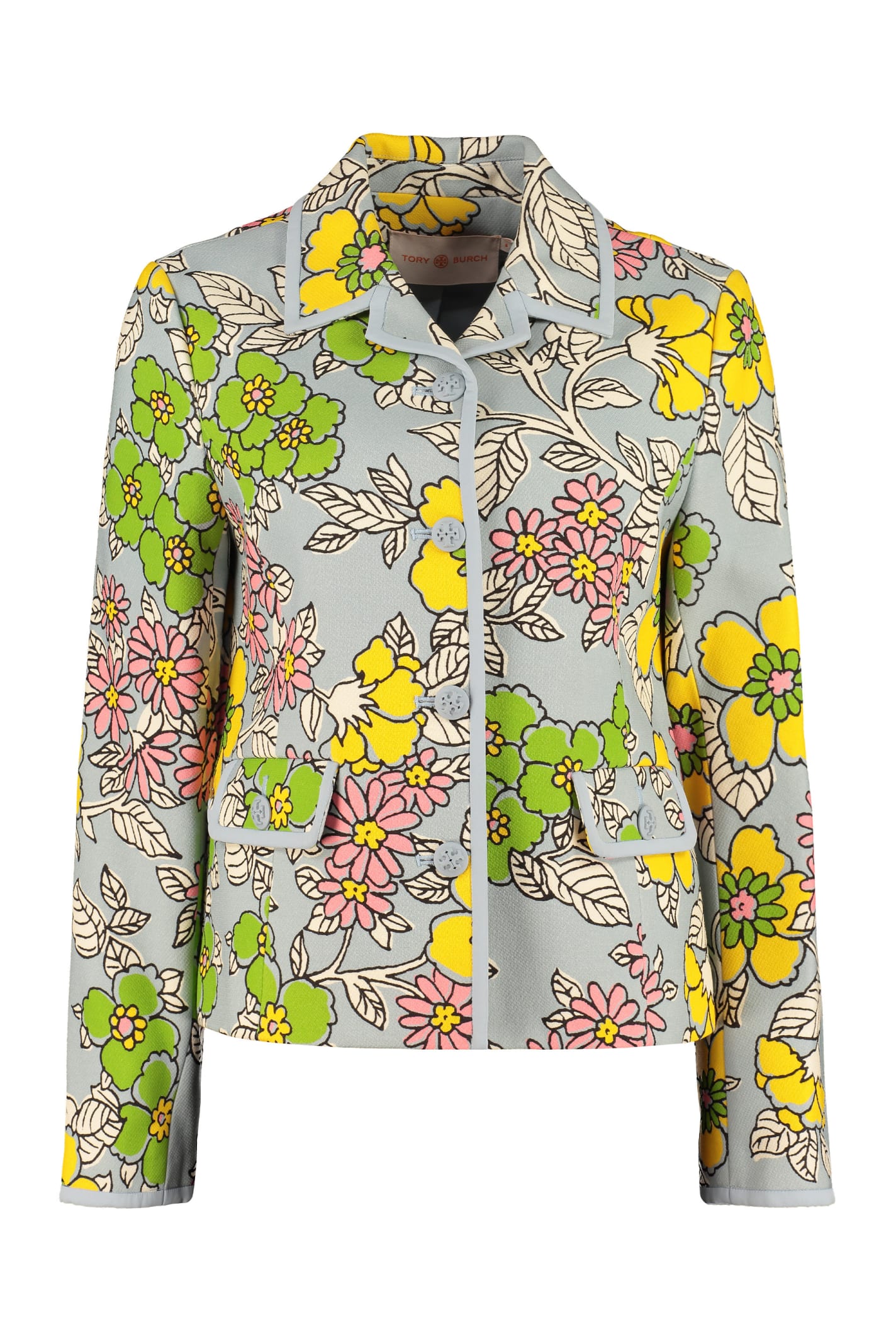 Tory Burch Floral Print Blazer