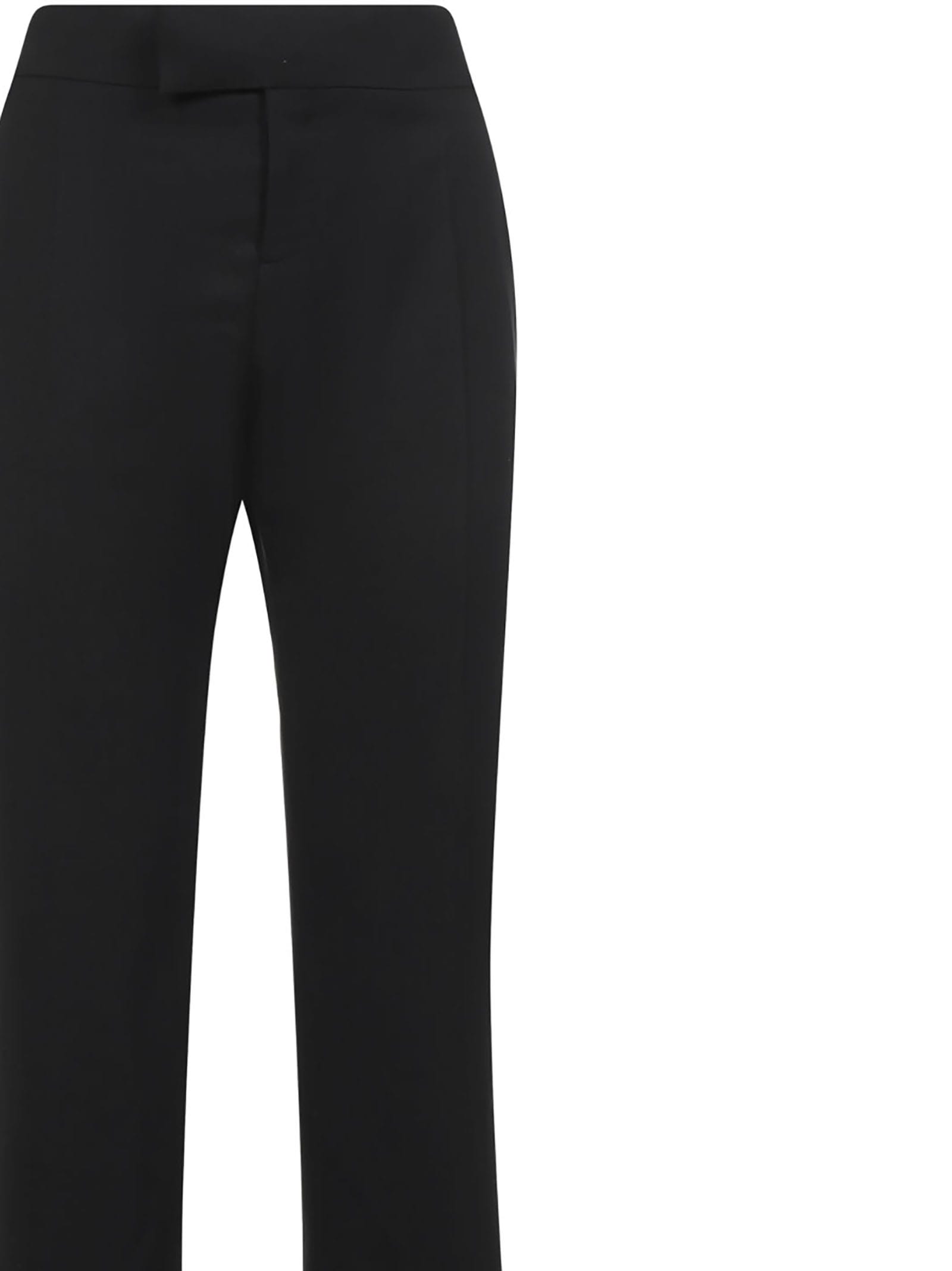 Tom Ford Flared-leg Tailored-cut Trousers In Black