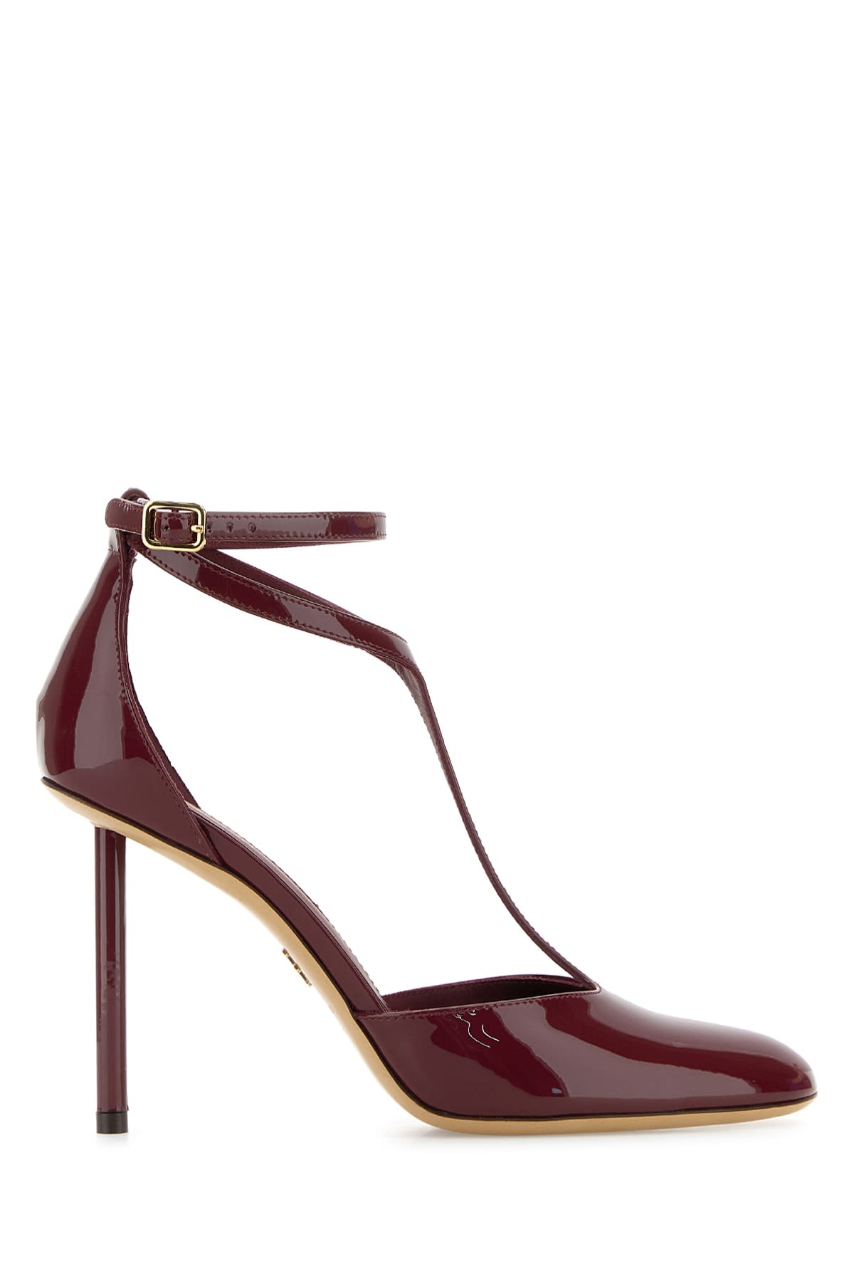 Shop Ferragamo Lysandra 95 In Borgogna