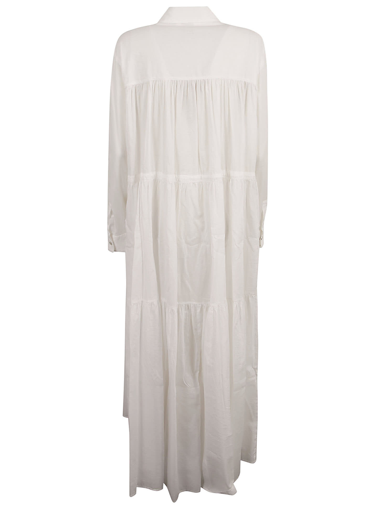 Shop Pinko Dolce Vita Shirt Dress In White