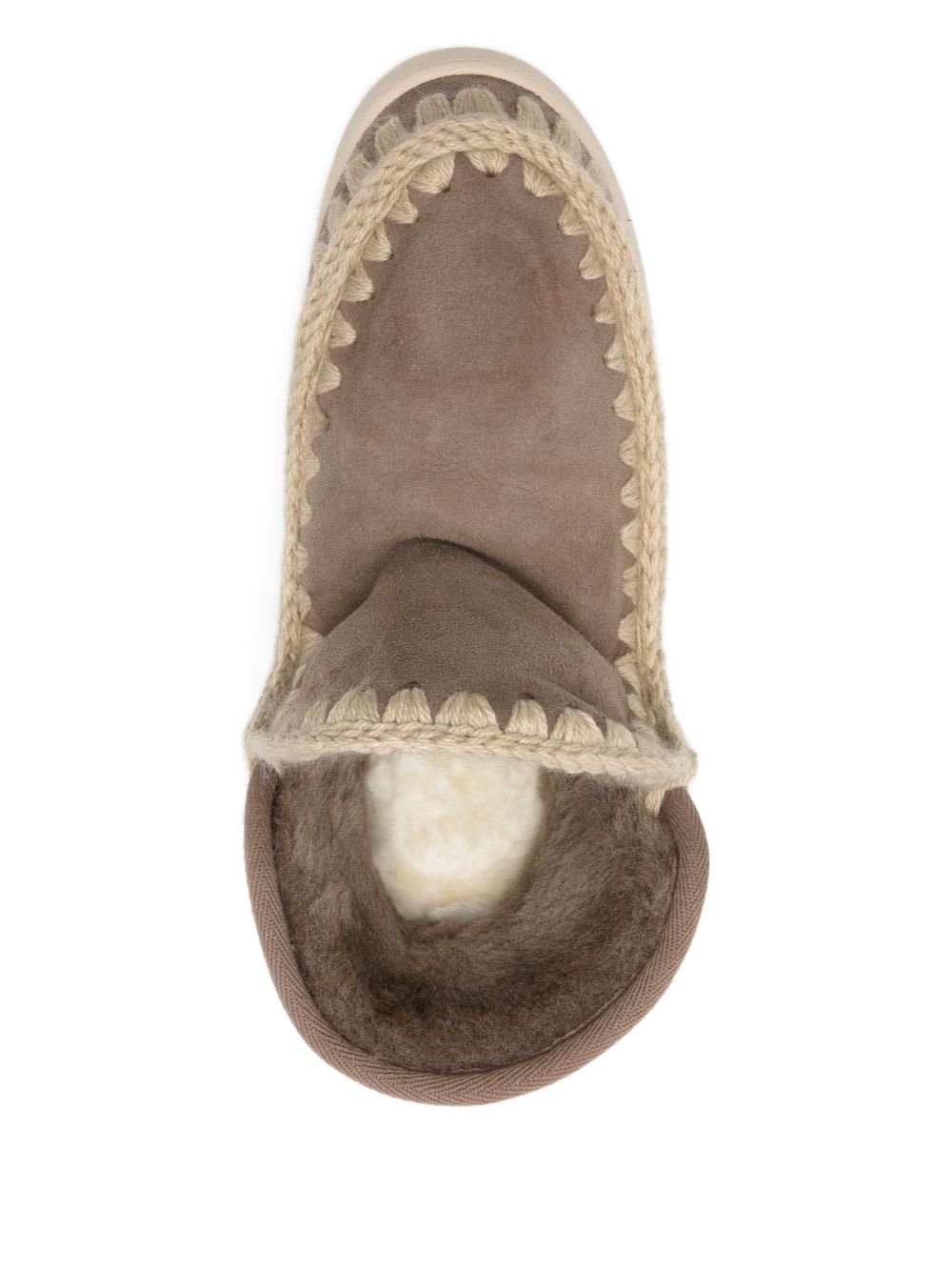 Mou Eskimo 18 Double Face Boots In Nude