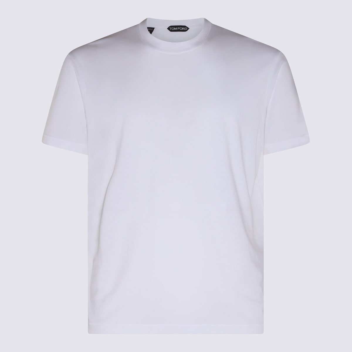 Shop Tom Ford White Cotton Blend T-shirt