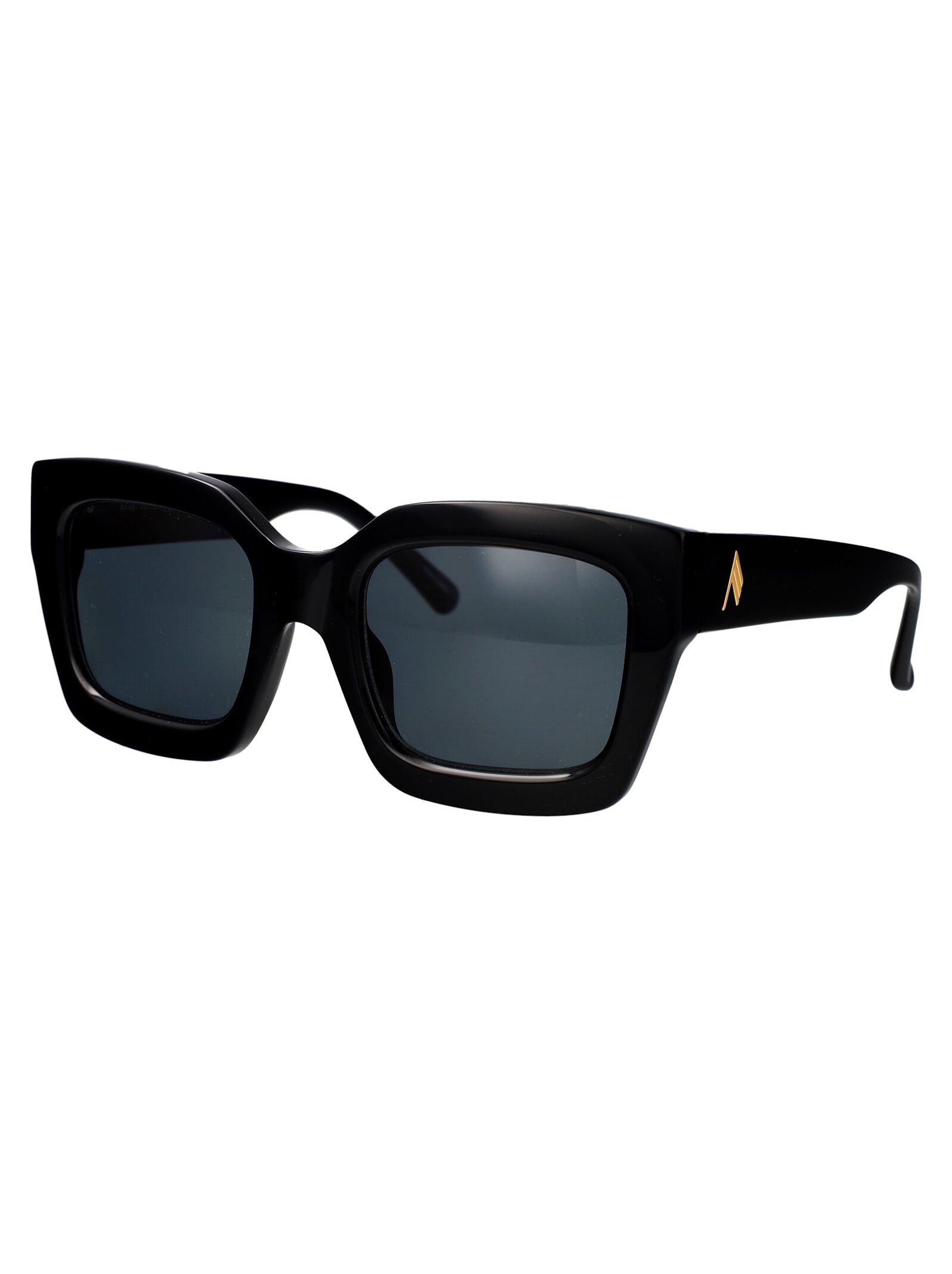 Shop Attico Selma Sunglasses In Black