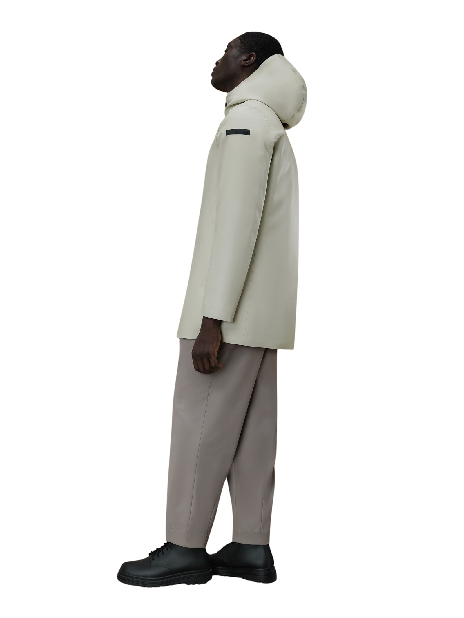 Shop Rrd - Roberto Ricci Design Rubber Double Parka Jkt In 32 Giallo Macaron