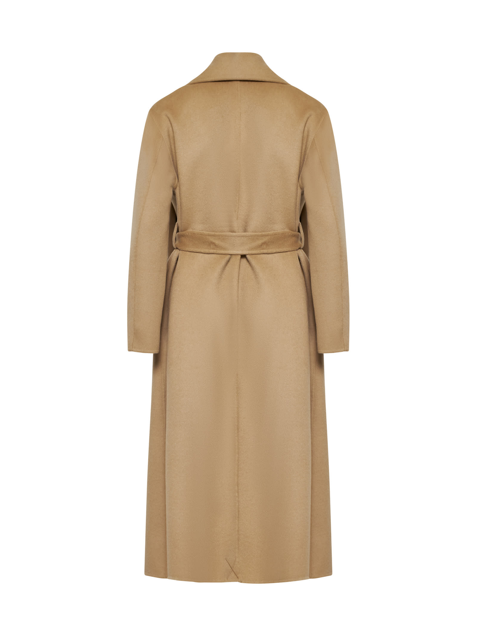 Shop P.a.r.o.s.h Coat In Beige