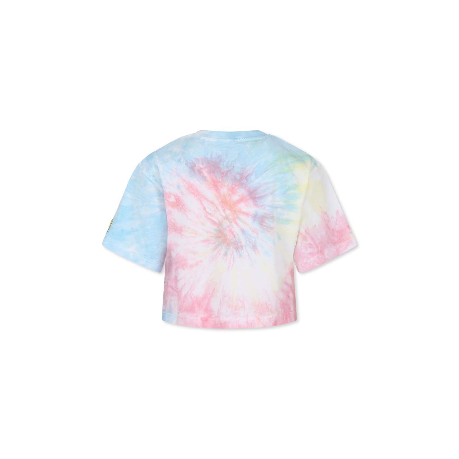 Stella Mccartney Multicolor Crop T-shirt For Girl With Spongebob In Multicolor