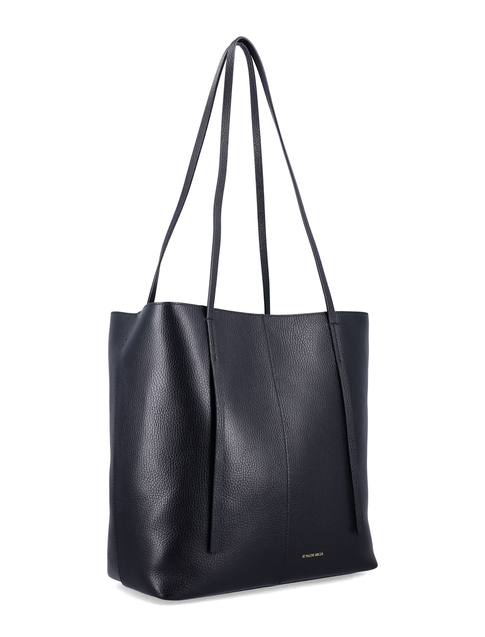 By Malene Birger Abislo North South Tote In Black