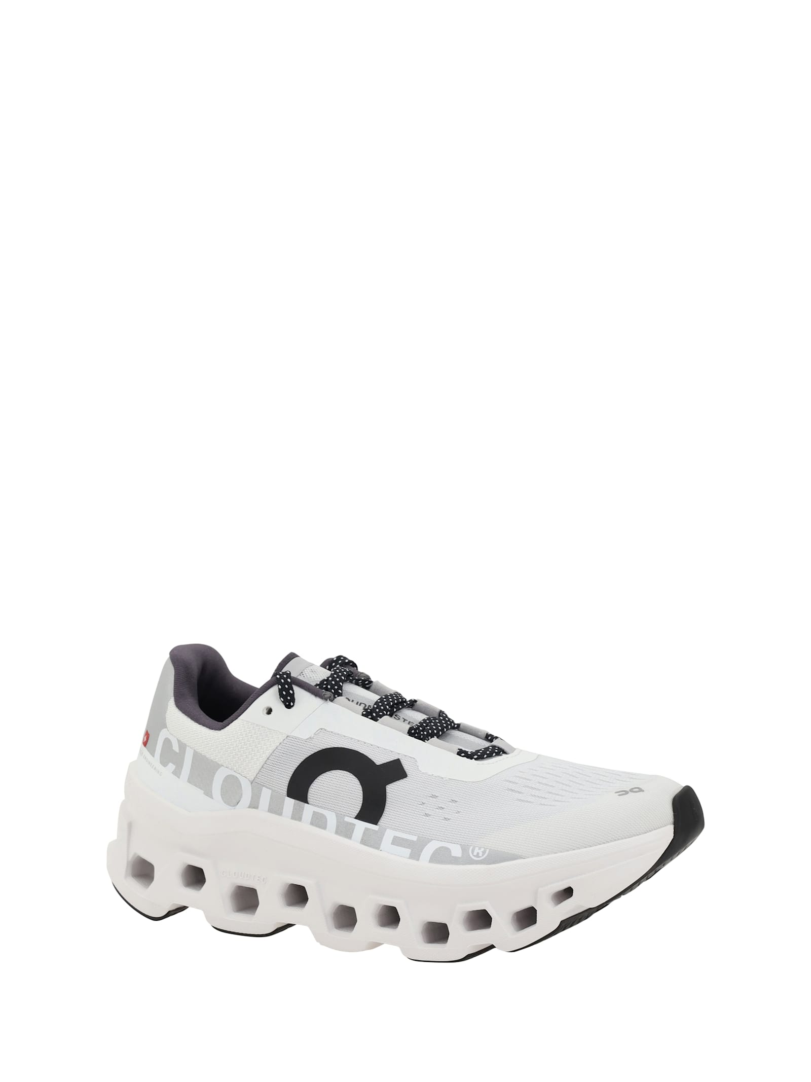 On Cloudmster White Sneaker In Gray