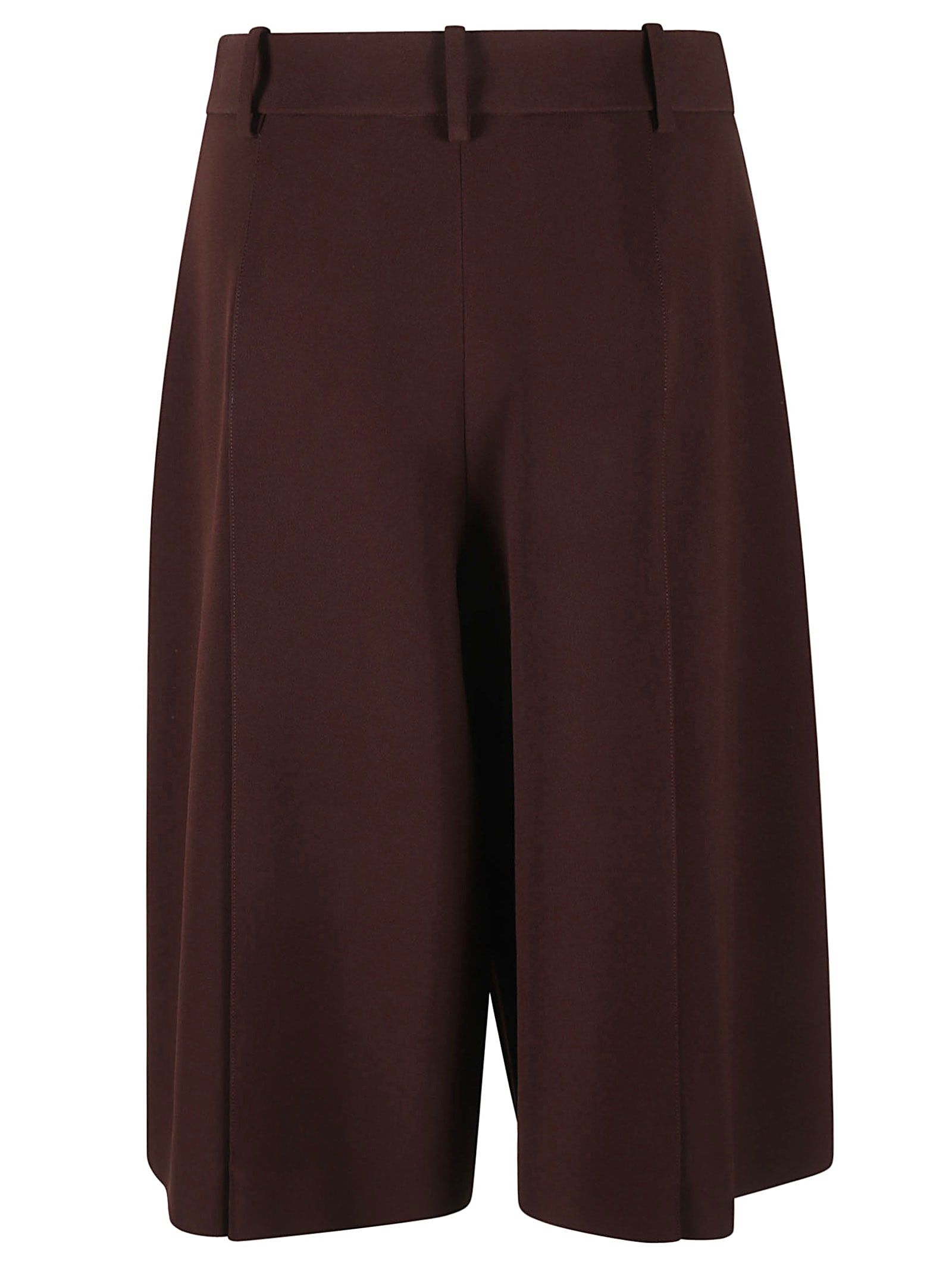 Ermanno Scervino Mid-length Belt-loop Shorts In Brown