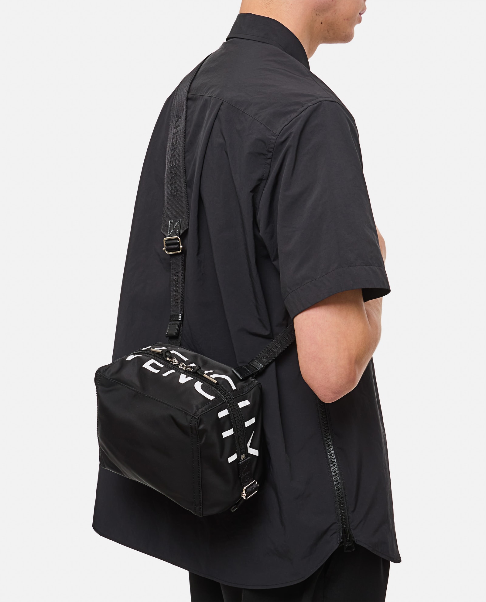 Shop Givenchy Pandora Bag In Black