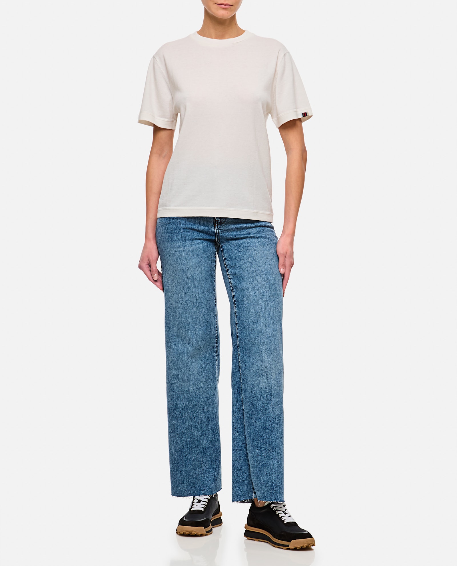 Frame Le Slim Palazzo In Rowley Raw