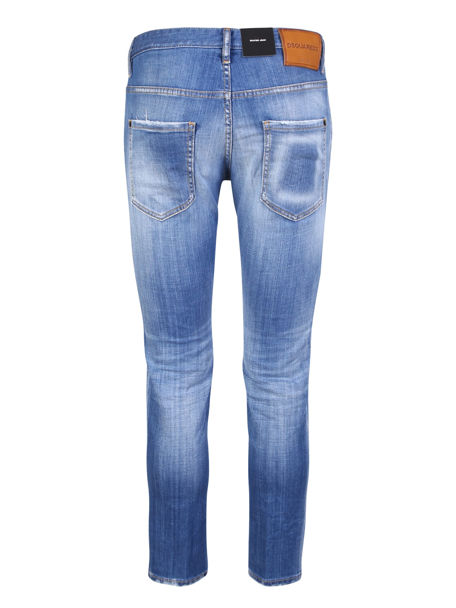 Shop Dsquared2 Light Blue Skater Jeans