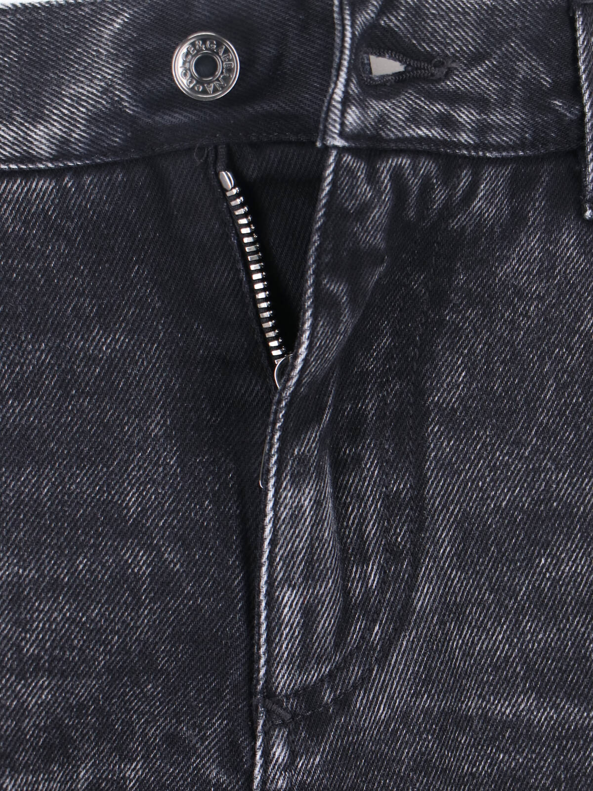 Dolce & Gabbana Charcoal Stretch Corduroy Pant In Black