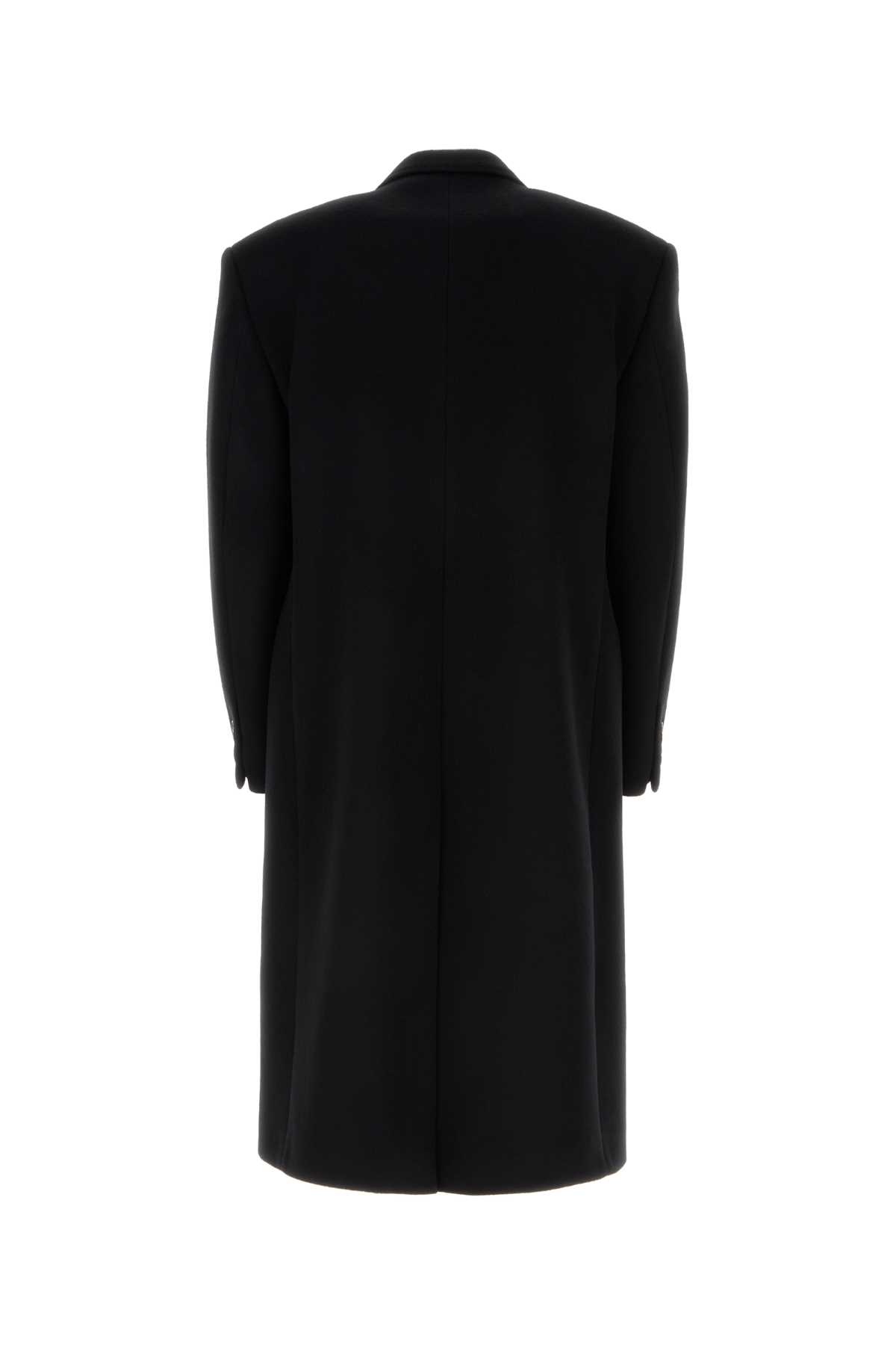 Balenciaga Black Wool Oversize Coat