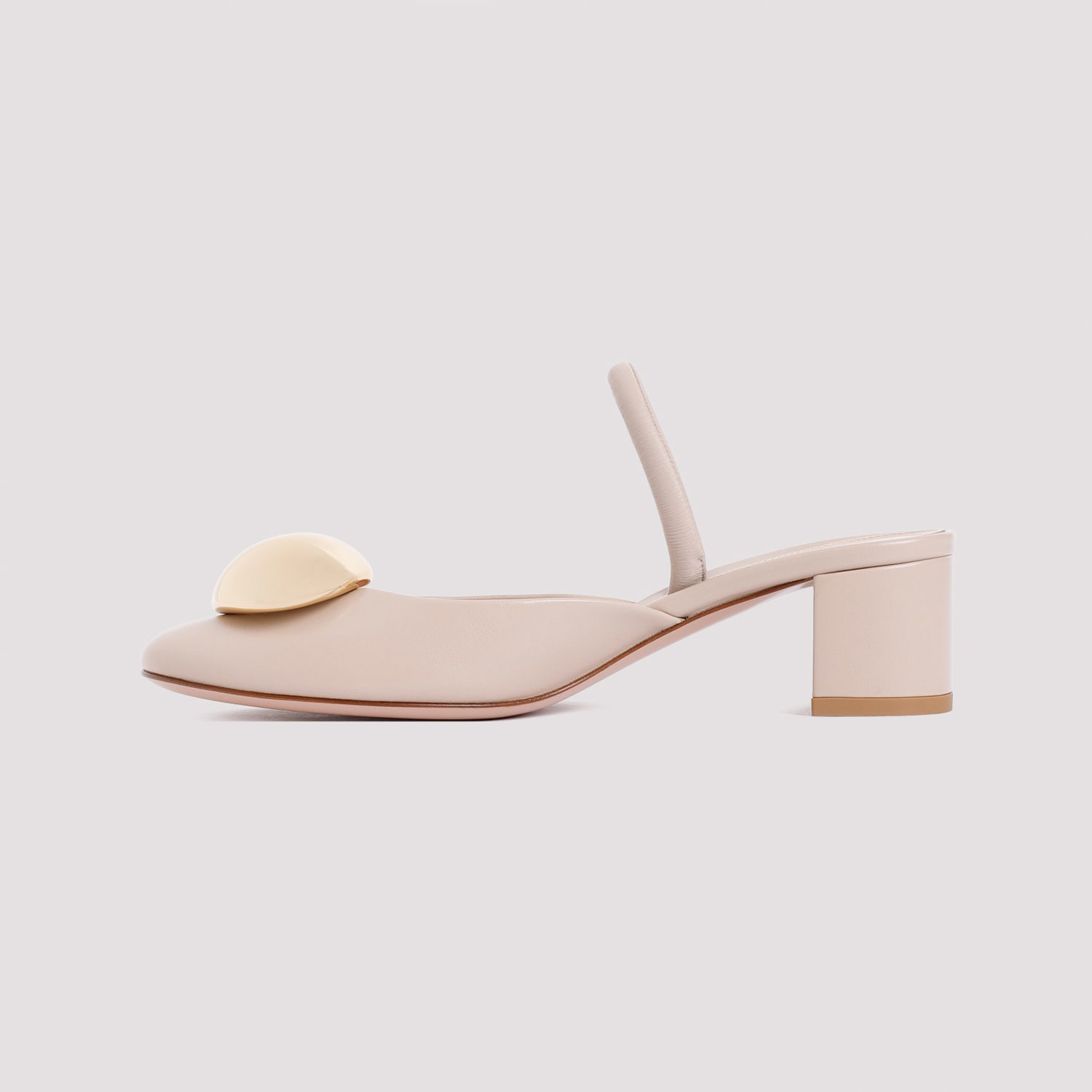 Shop Gianvito Rossi Slingback Pump In Mousse